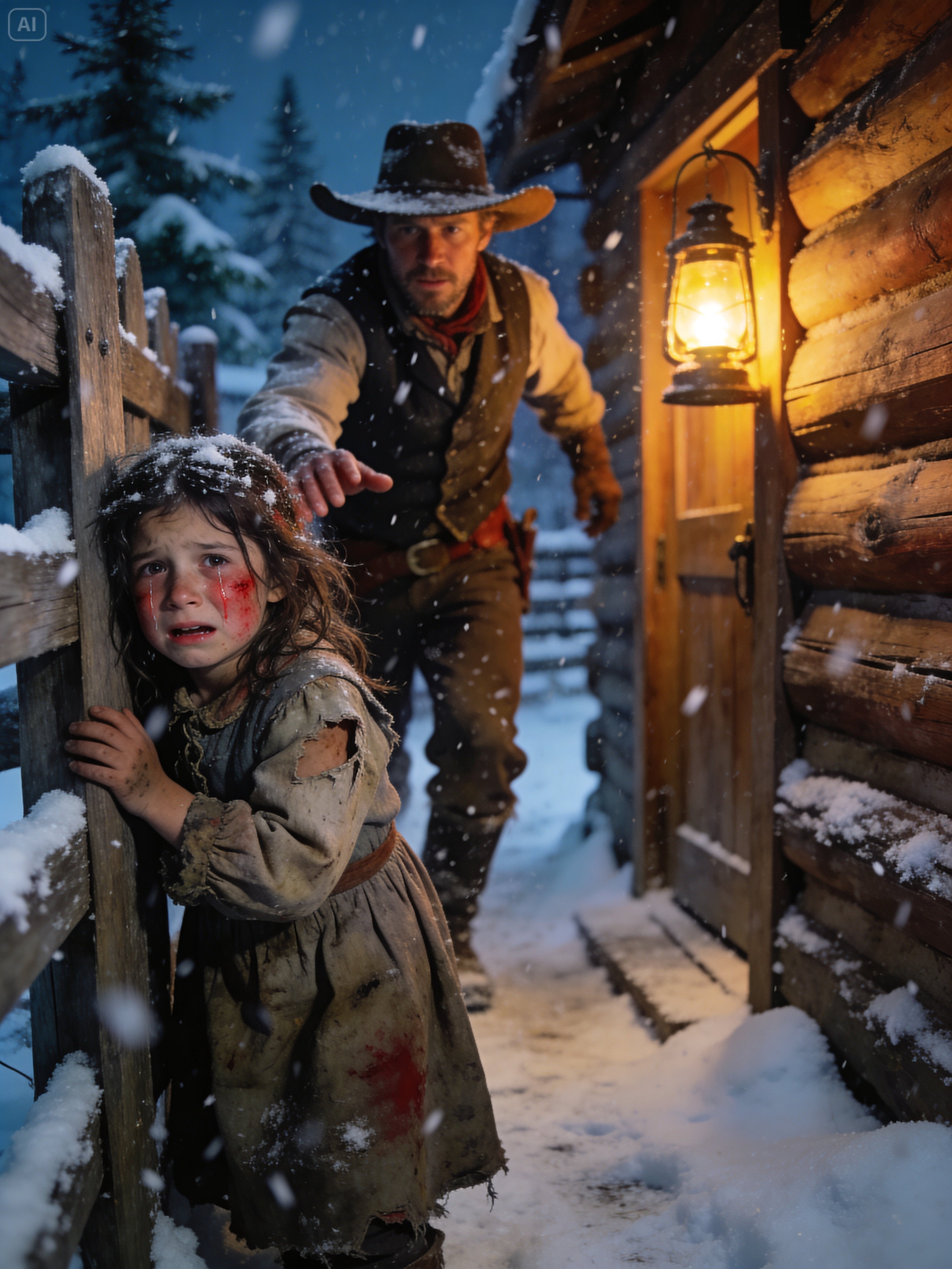 She Collapsed on His Porch, Whispering “They Hurt Me” — The Cowboy Took Action