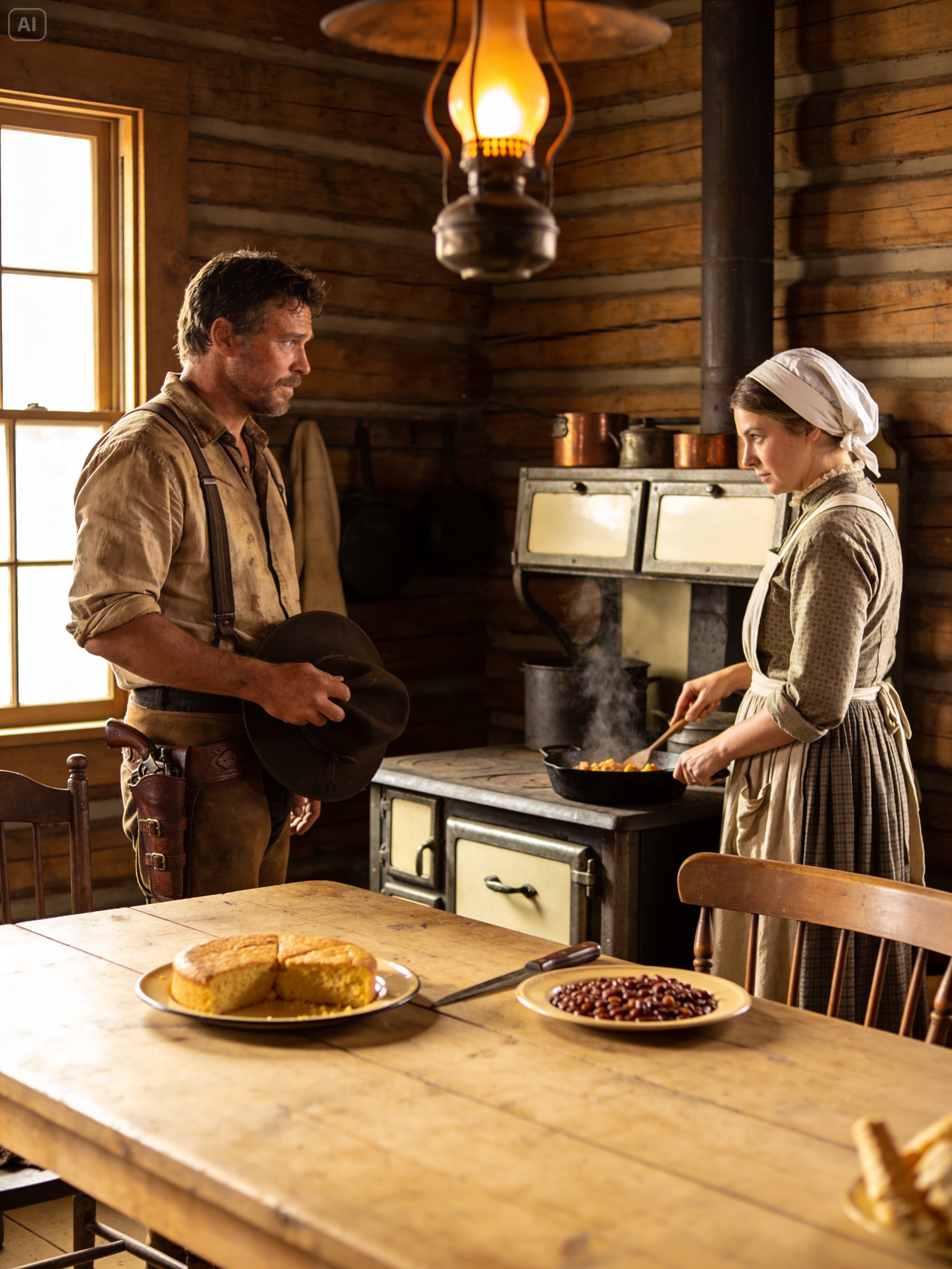 He Returned Home and Was Greeted with a Hearty Dinner—The Mysterious Girl Had Changed His World.