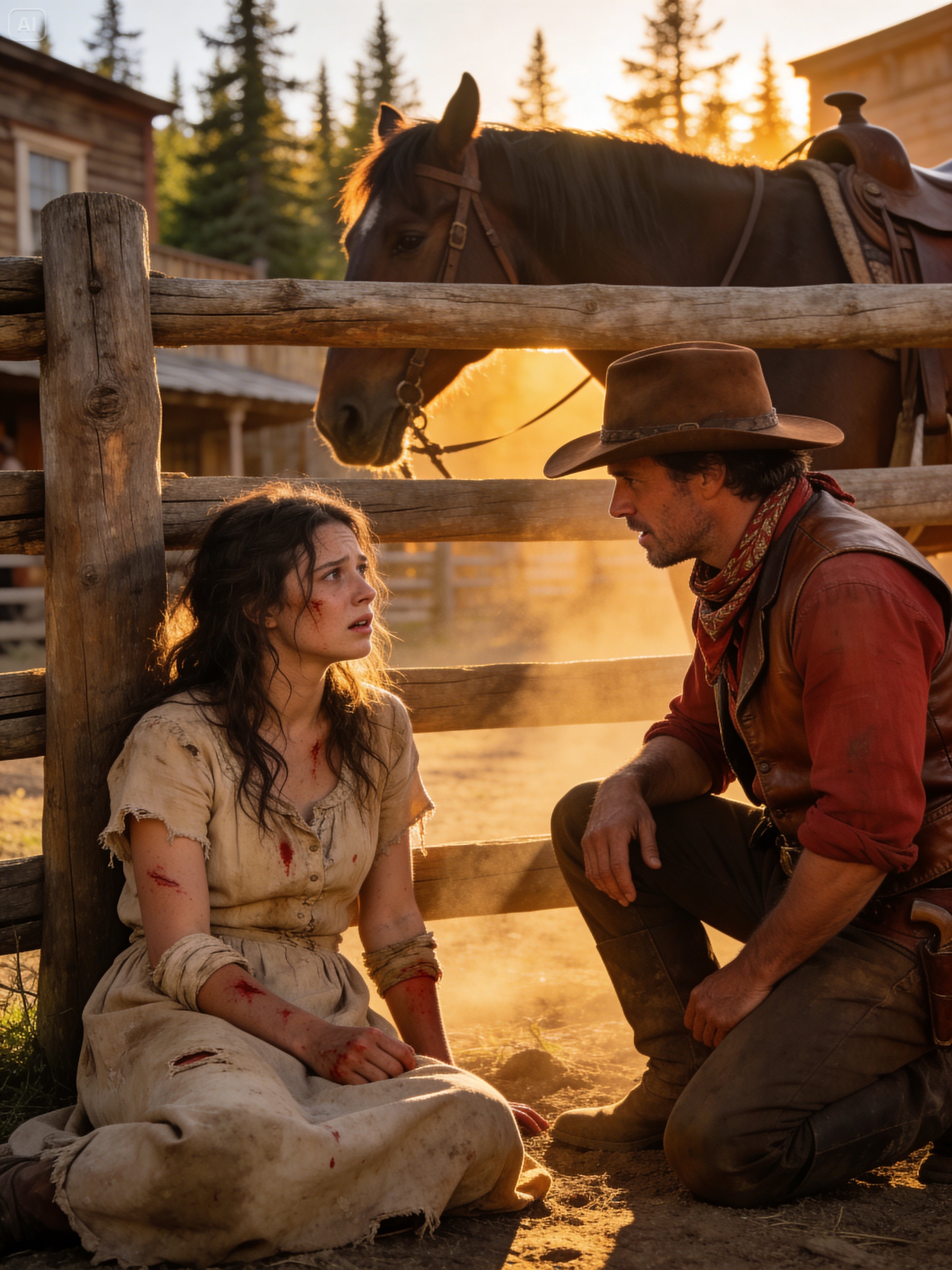 “My Father Sneaks In Every Night,” She Cried — The Rancher Was Shocked… Then Did The Unthinkable