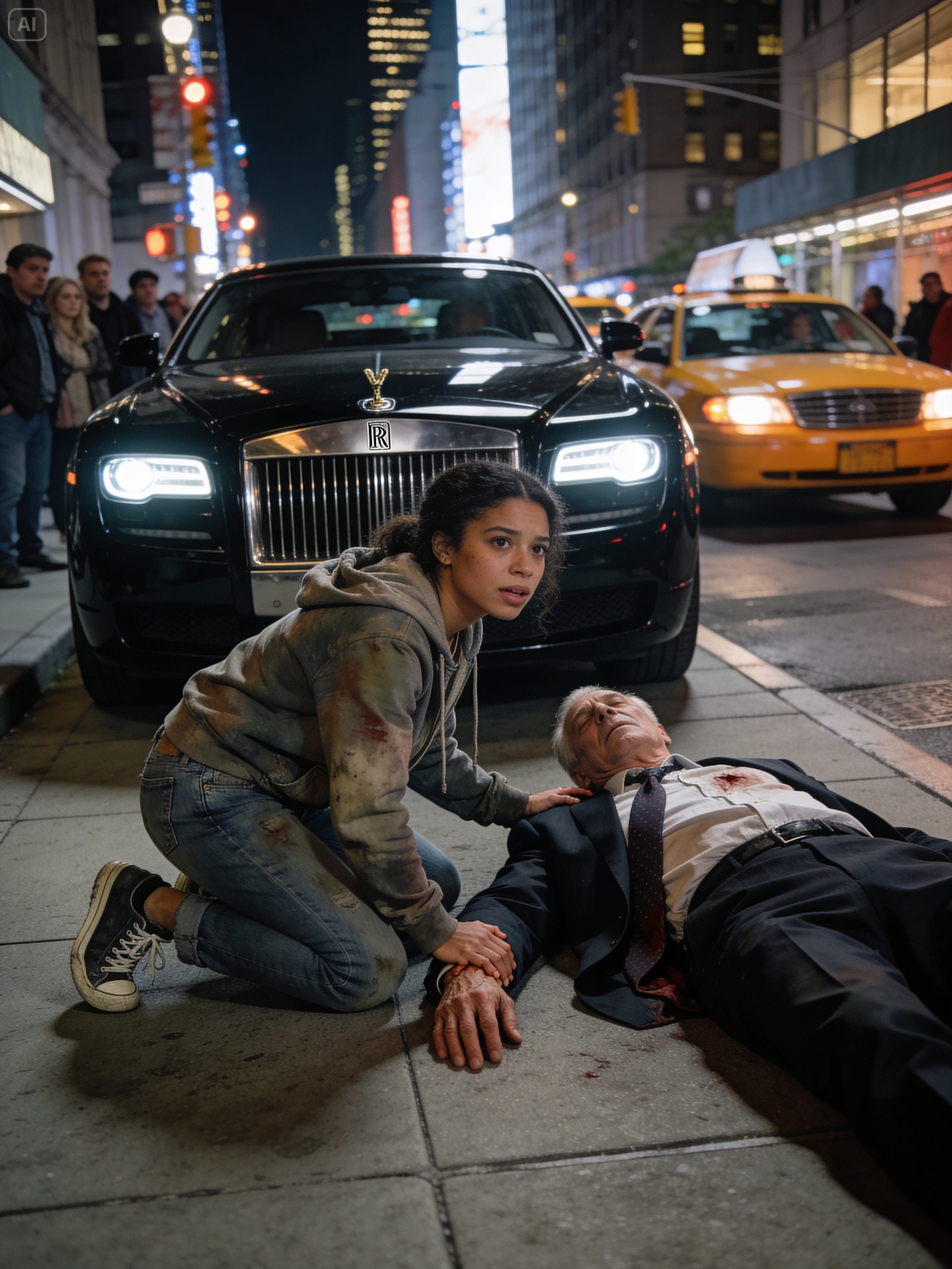 POOR GIRL SAVES A MILLIONAIRE FROM A HEART ATTACK — “RELAX, I’M A DOCTOR”