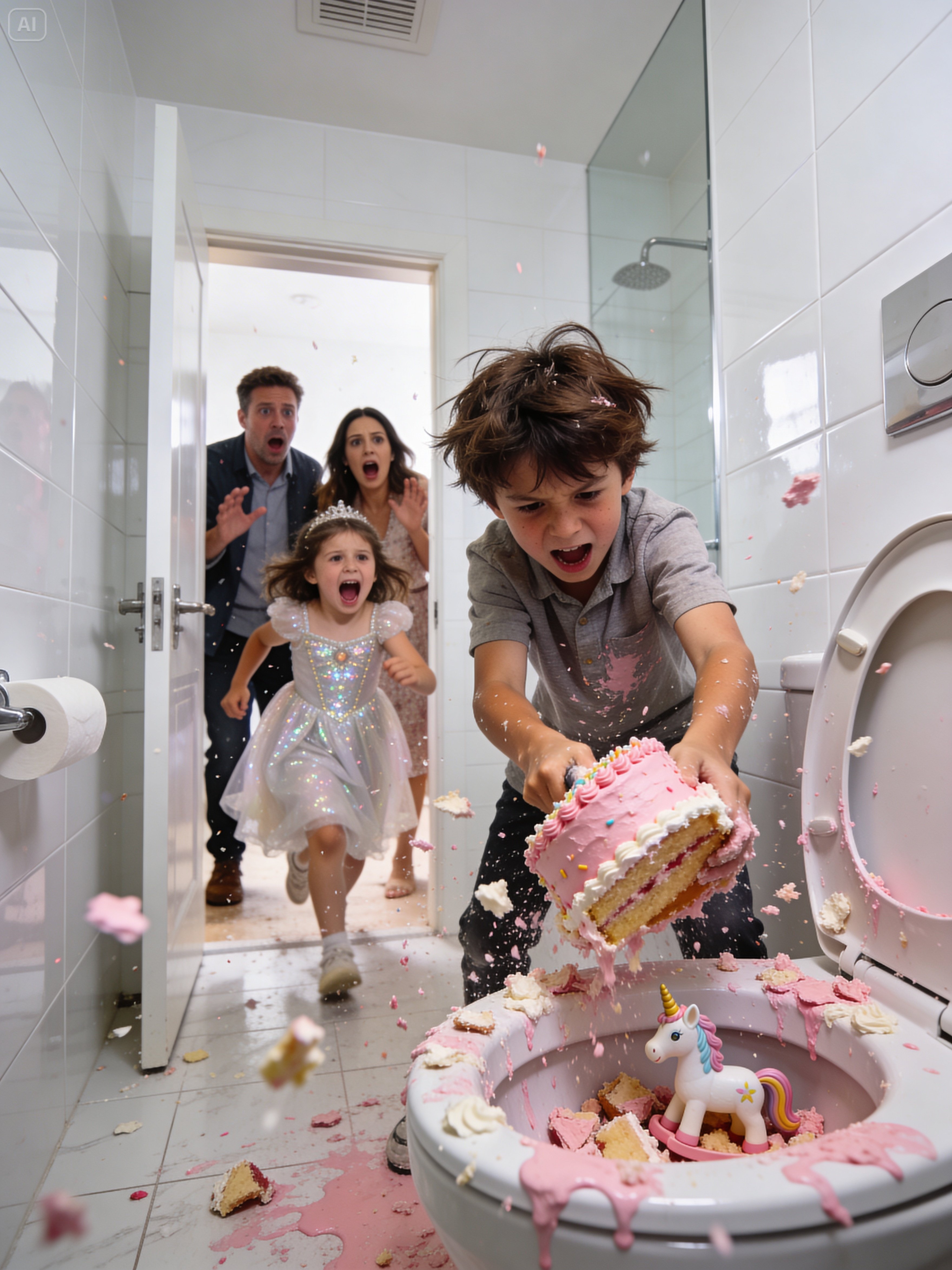 My Sister’s Son Threw My Daughter’s Birthday Cake Into The Bathroom And Yelled, “Go Eat It Now.” My Sister Laughed While My Daughter Cried. I Just…