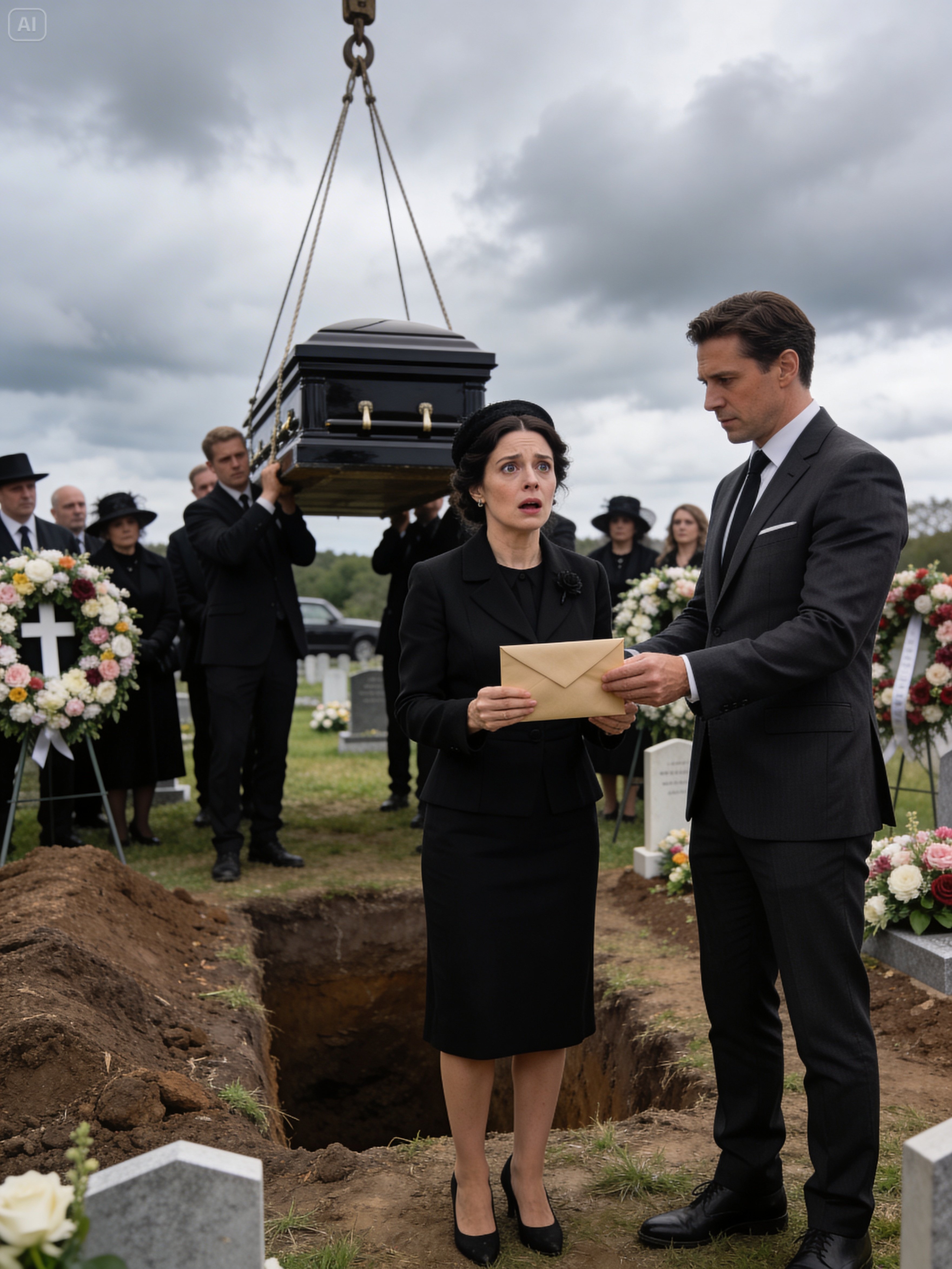 Right After My Husband’s Funeral, His Assistant Handed Me A Sealed Envelope: “Open It Alone.”