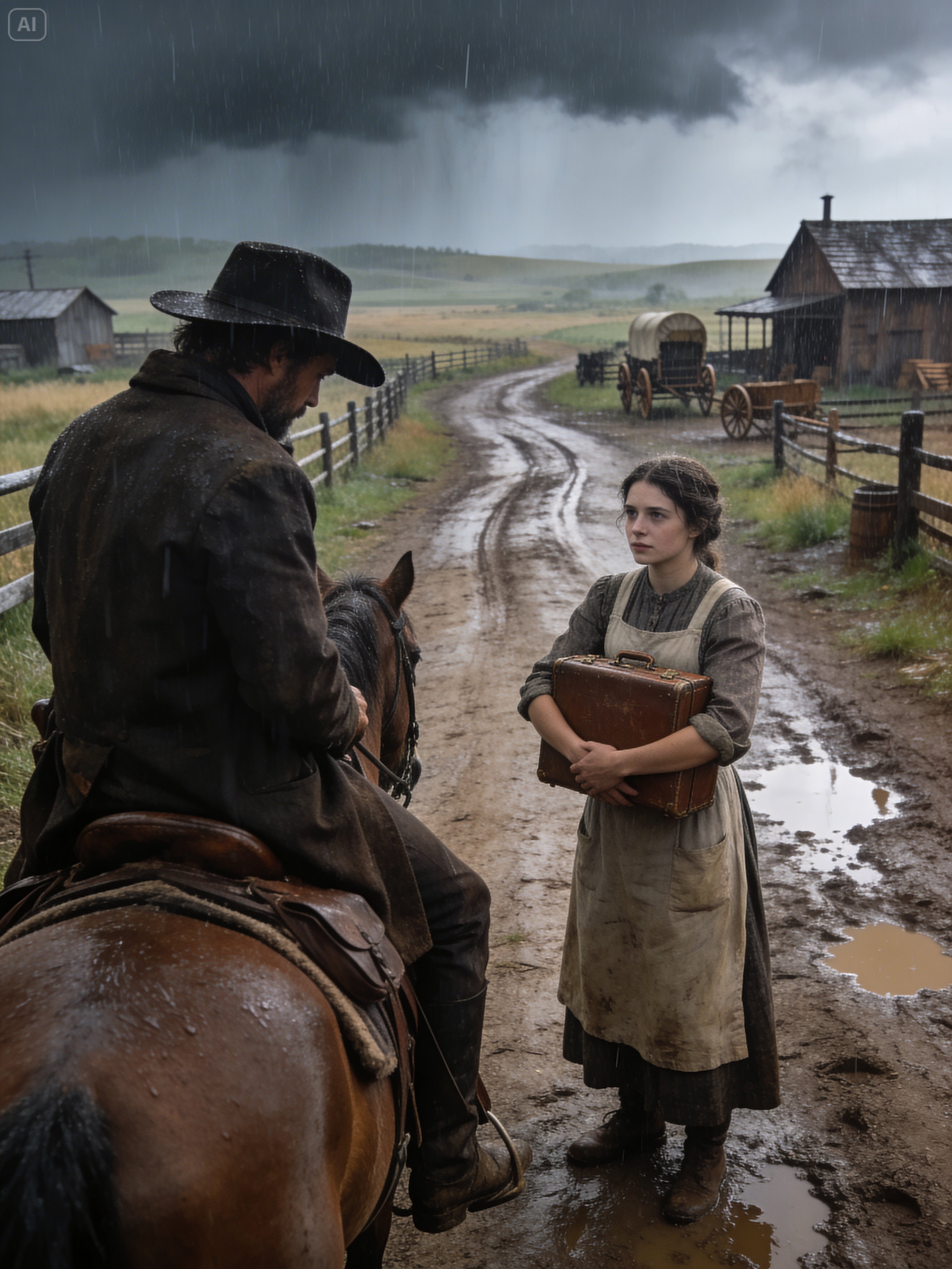 Lone Cowboy Found an Abandoned Mail-Order Bride in the Storm — Not Knowing Hope Was All She Had Left