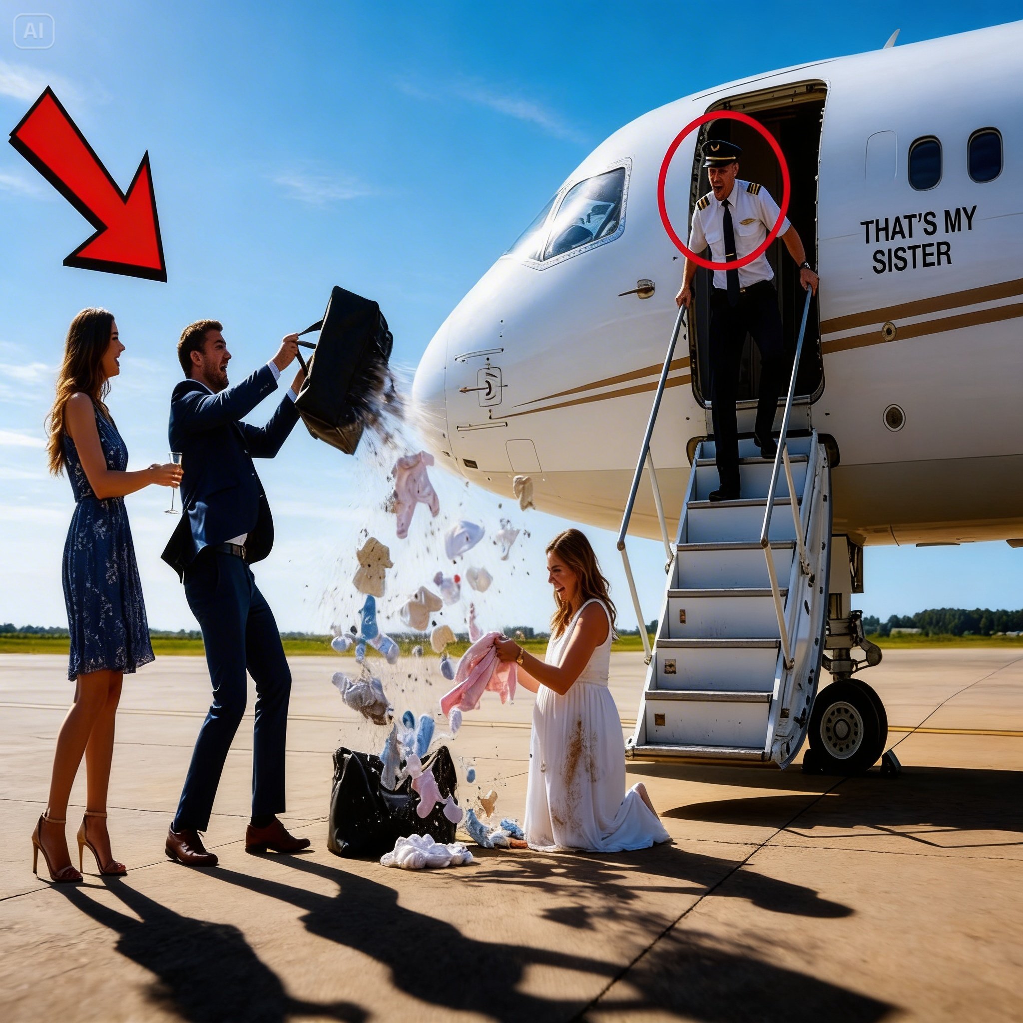 Billionaire Threw Pregnant Wife’s Luggage Off Private Jet For Mistress — The Pilot Was Her Brother