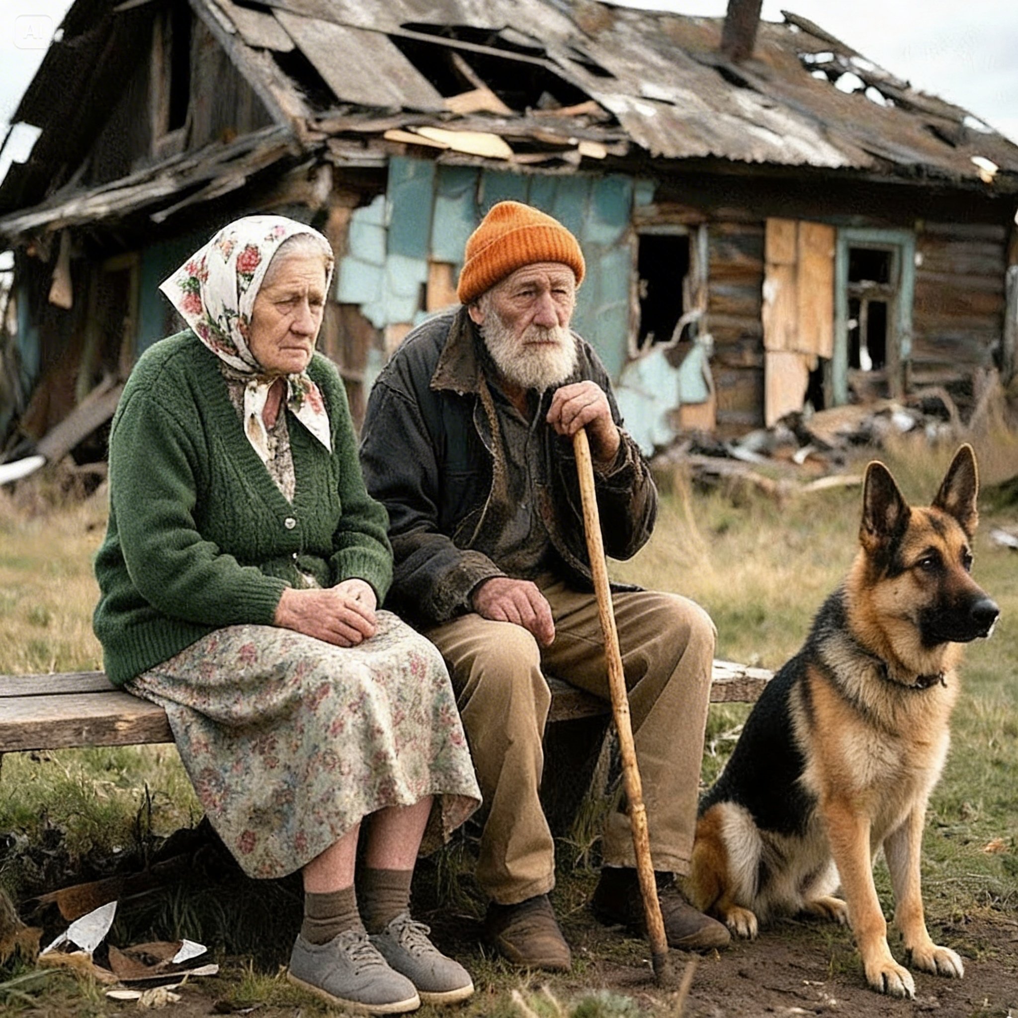 Abandoned by Children — Elderly Couple Turned a Ruined Mountain Cabin Into a Paradise