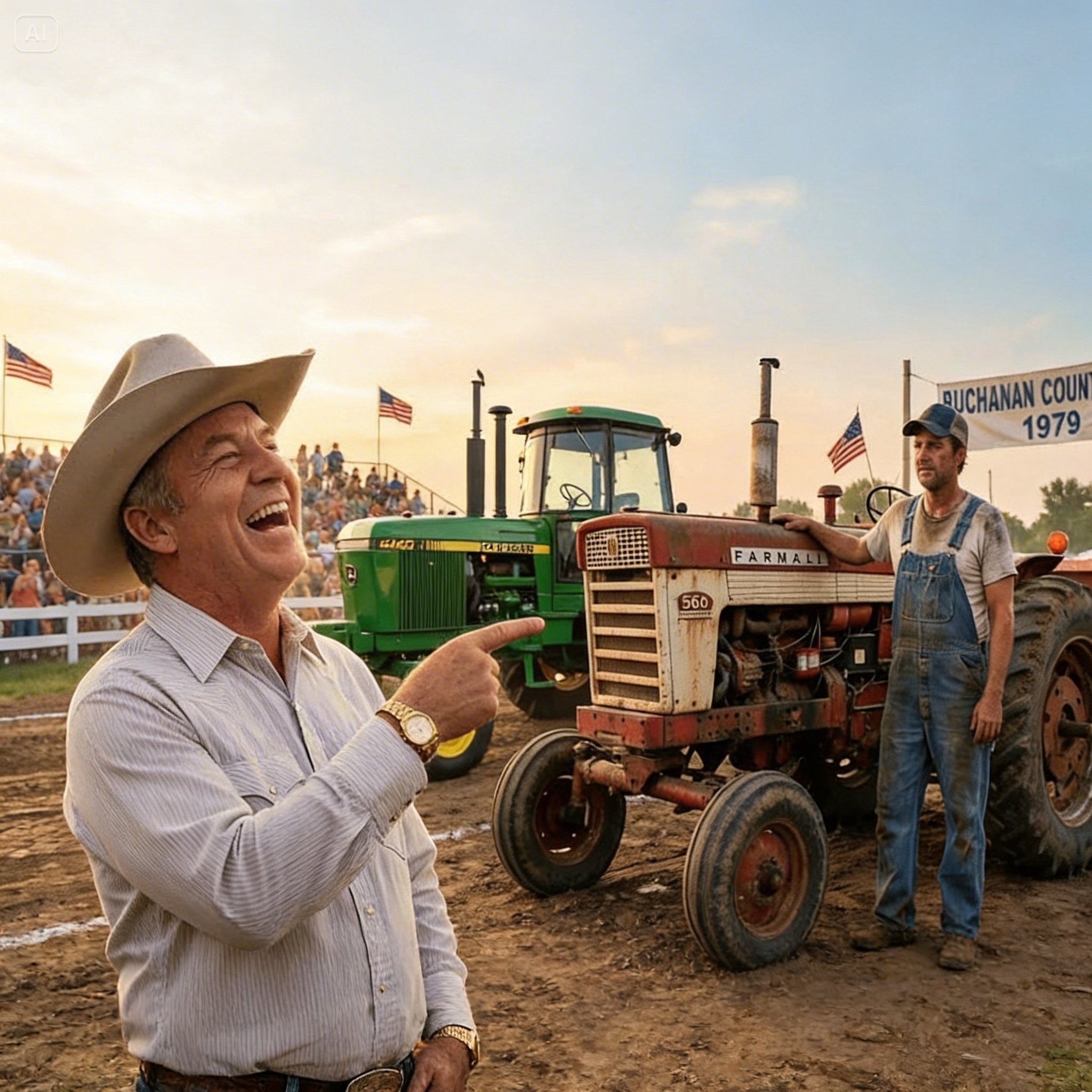 He Bet $10,000 His John Deere Would Beat a ‘Junkyard Farmall’ — The Whole County Watched Him Lose