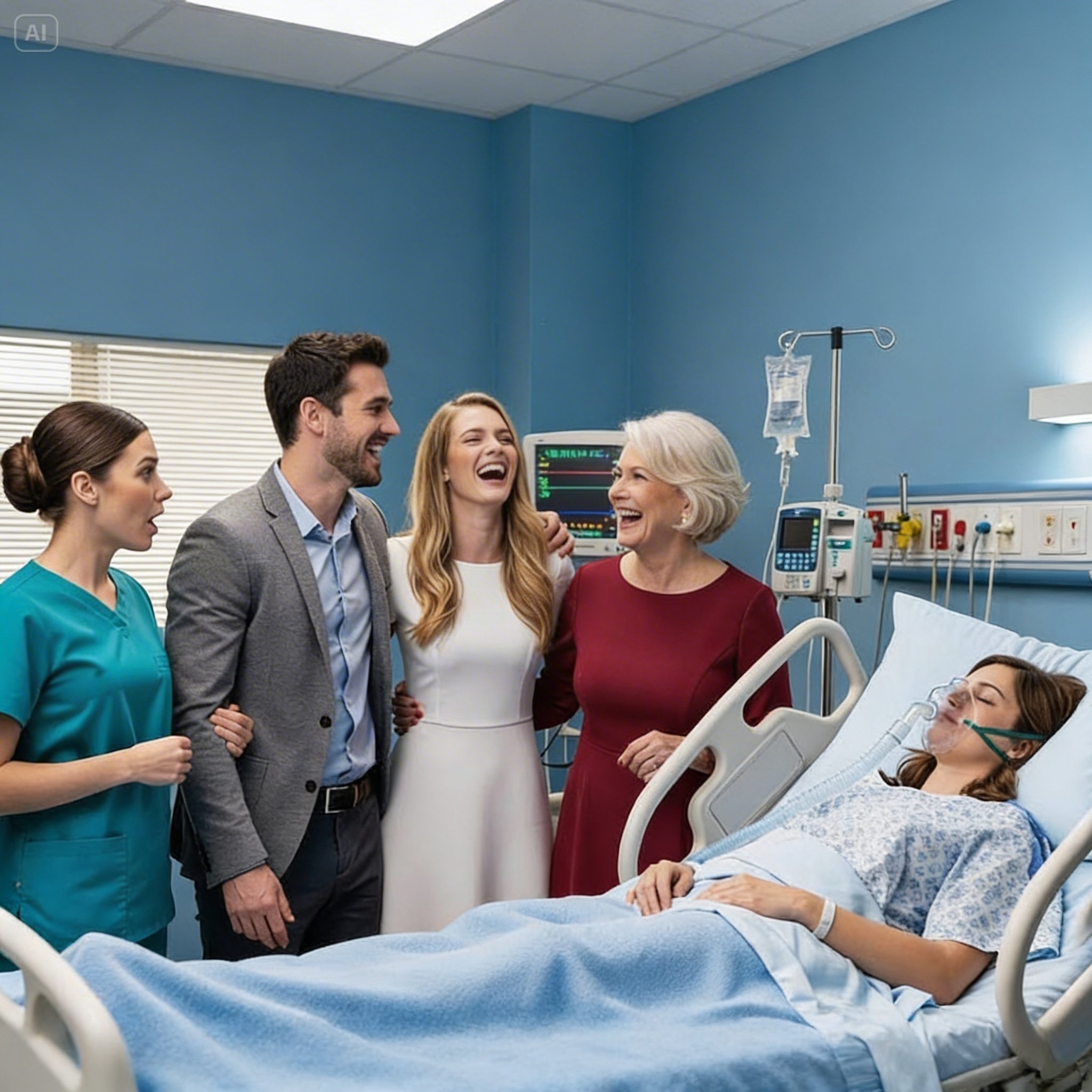 Pregnant Wife Dies in Labor —In-Laws and Mistress Celebrate Until the Doctor Whispers,“It’s Twins!..