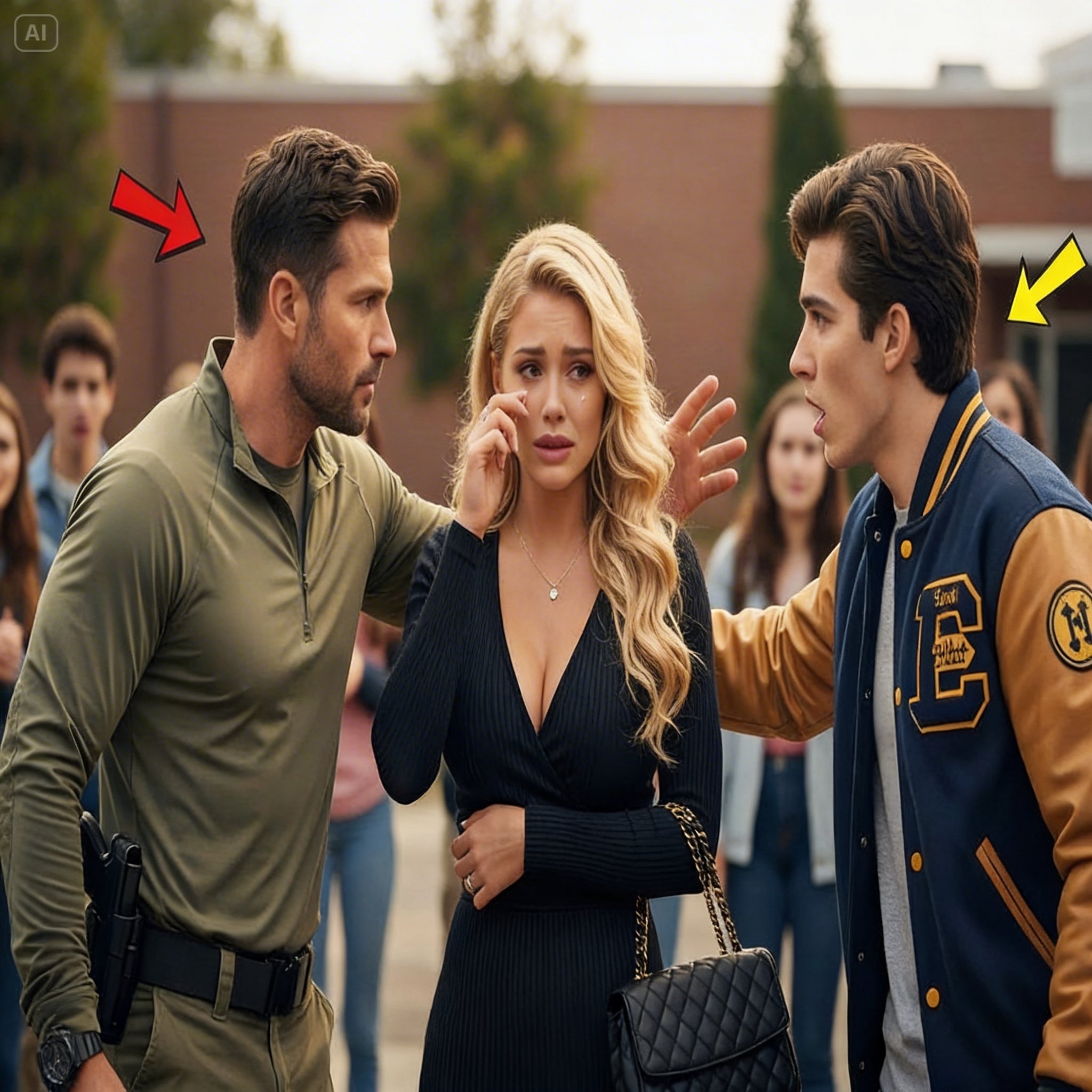 Single Dad Soldier Steps In When a College Bully Attacks CEO Daughter, Unaware She’s a CEO Daughter.