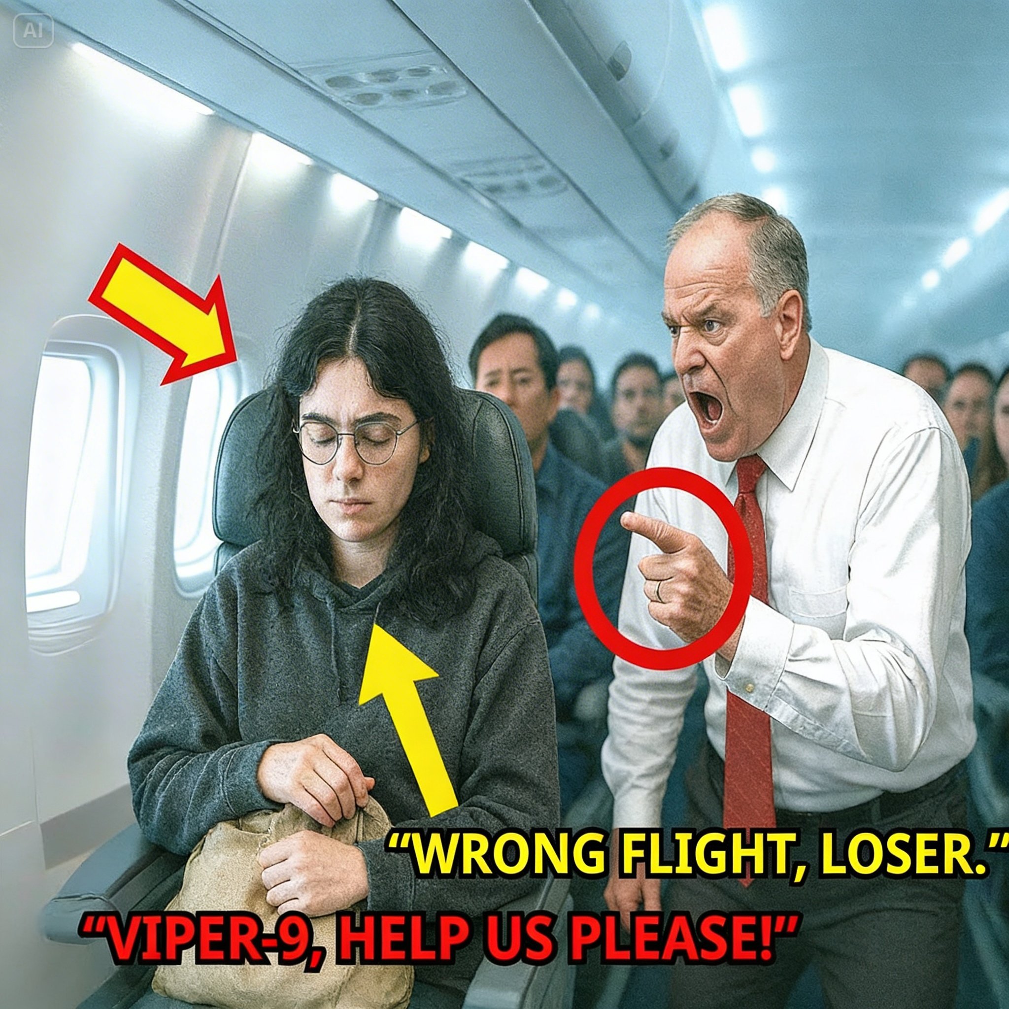 They Ignored the Woman in Row 9 — Then the Pilot Whispered Her Call Sign to Save Them