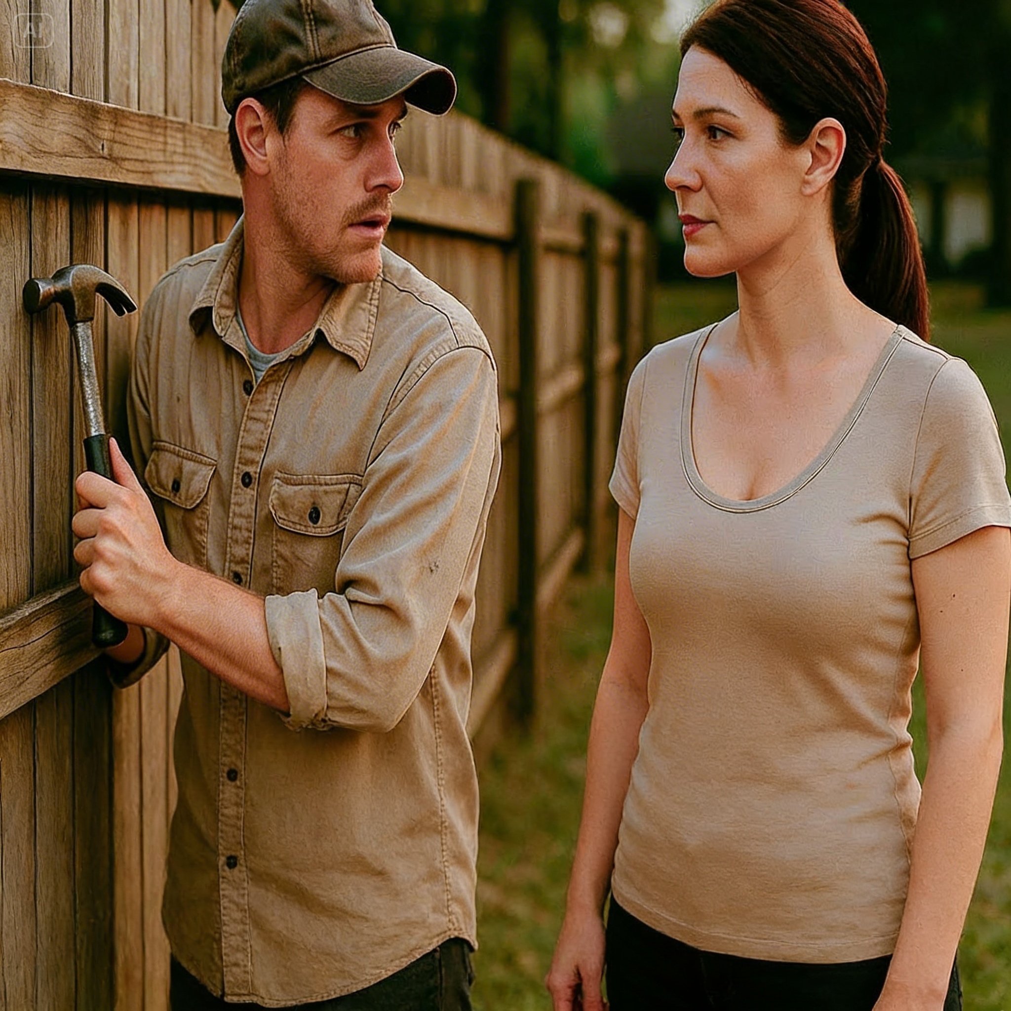 I Was Fixing Her Fence… When She Suddenly Asked, “Do You Have a Girlfriend?”