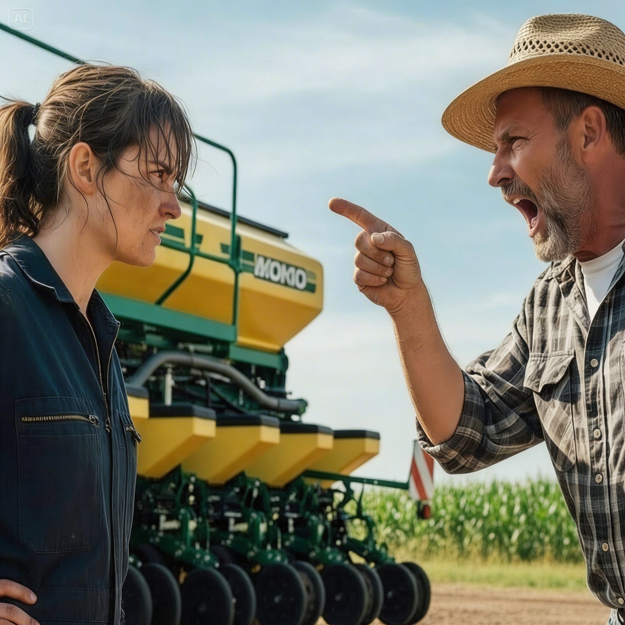 THE FARMER BET SHE COULDN’T DO IT, BUT THE WIDOW MECHANIC FOUND A SECRET DEFECT…