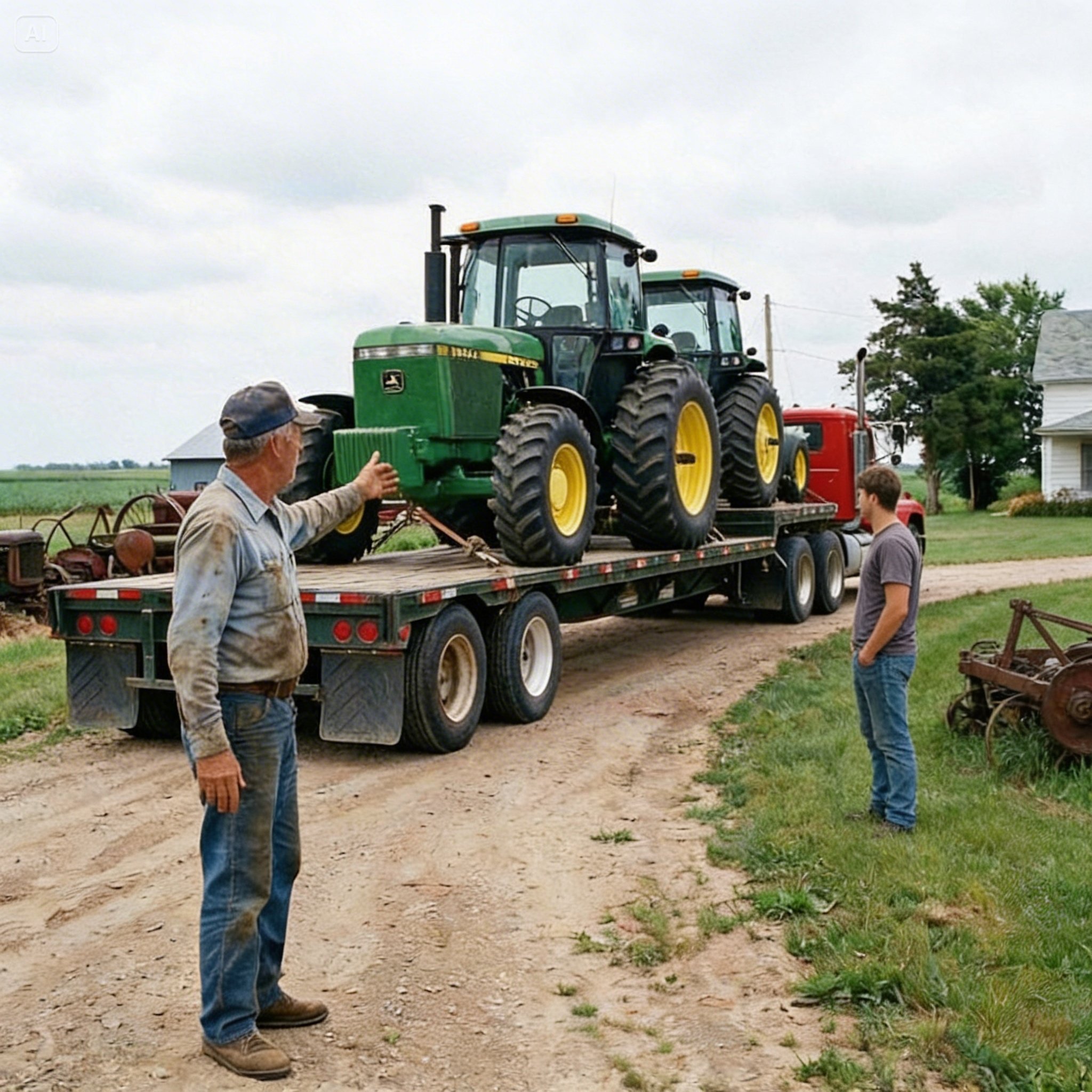 The Son Ordered Two New John Deere’s… BUT The Dad Sent The Truck Back Before Entering The Farm