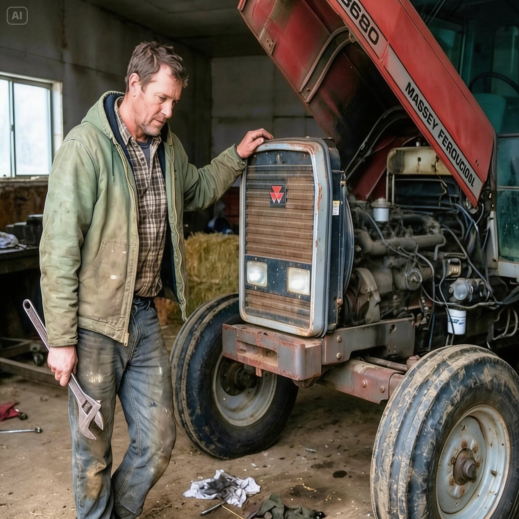 A Farmer Replaced His Massey Ferguson Engine With a Modern Case IH — No One Saw This Coming