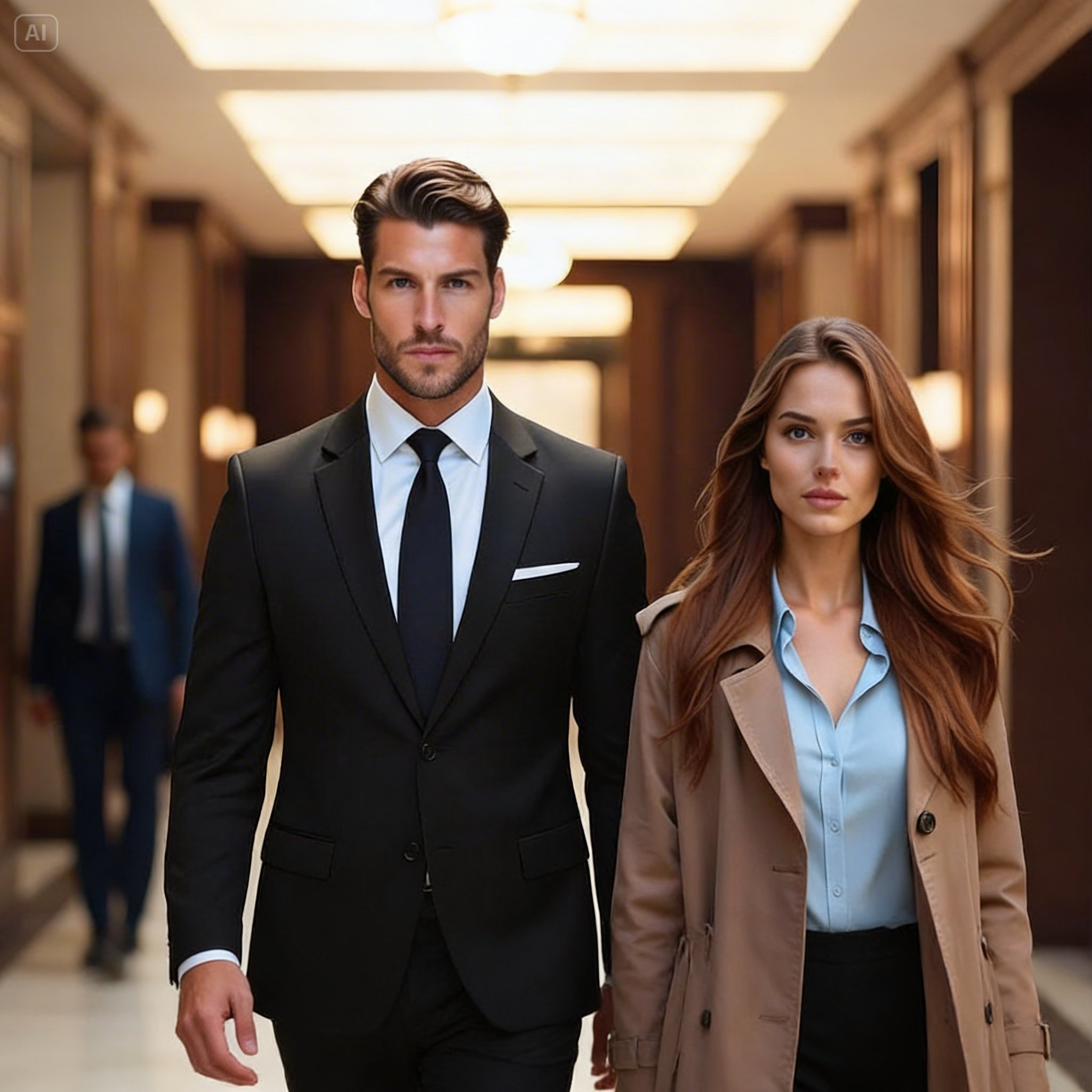 She was distracted when a tall imposing man grabbed her and kissed her without permission