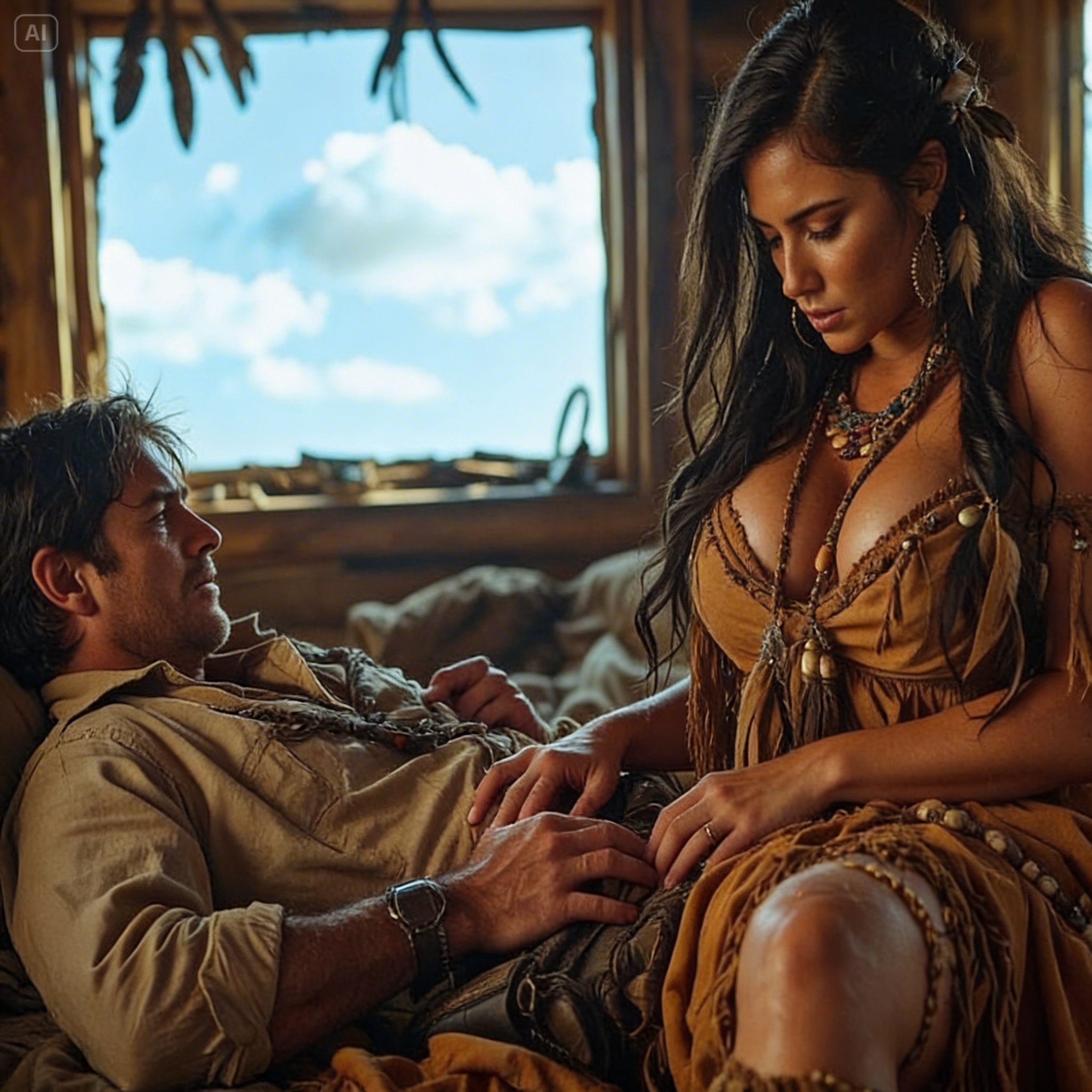 The Brave Rancher Woke Up to Find His Unexpected Reward—A Beautiful Apache Wife!