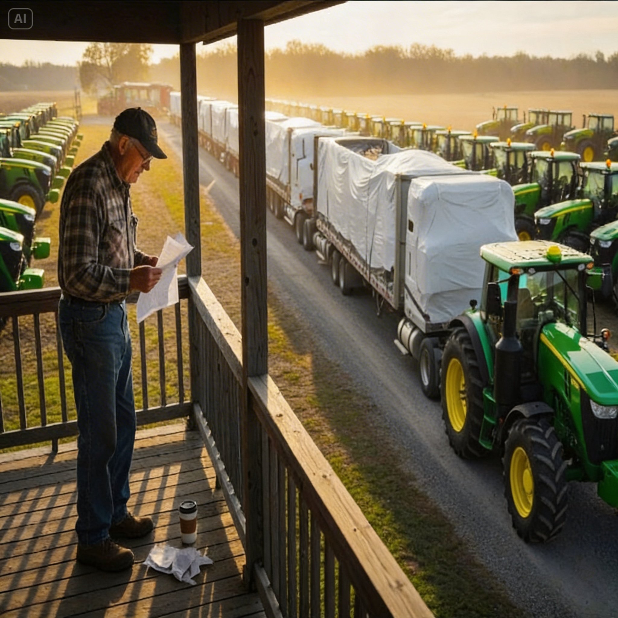 100 John Deeres Arrived at a Poor Farmer’s Land — From Someone He Helped