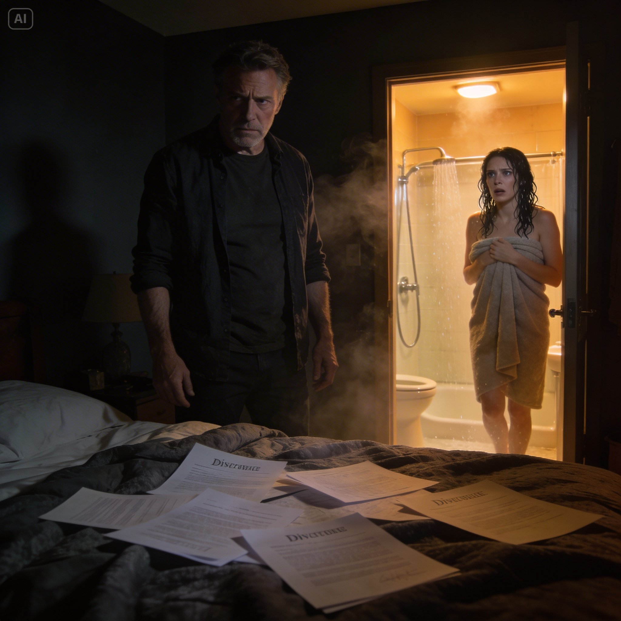 As my wife stepped out of the shower, I asked, “How long has this been going on?” She froze.