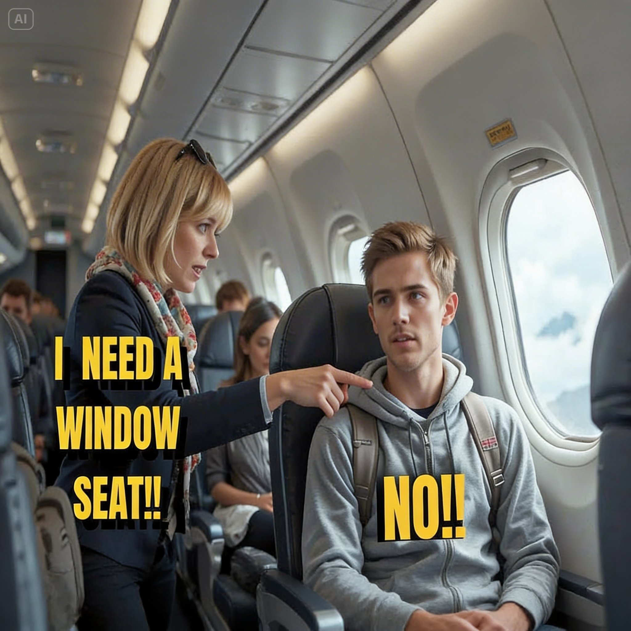 Karen Demanded My Window Seat—So I Gave Her a Lesson She’ll Never Forget!