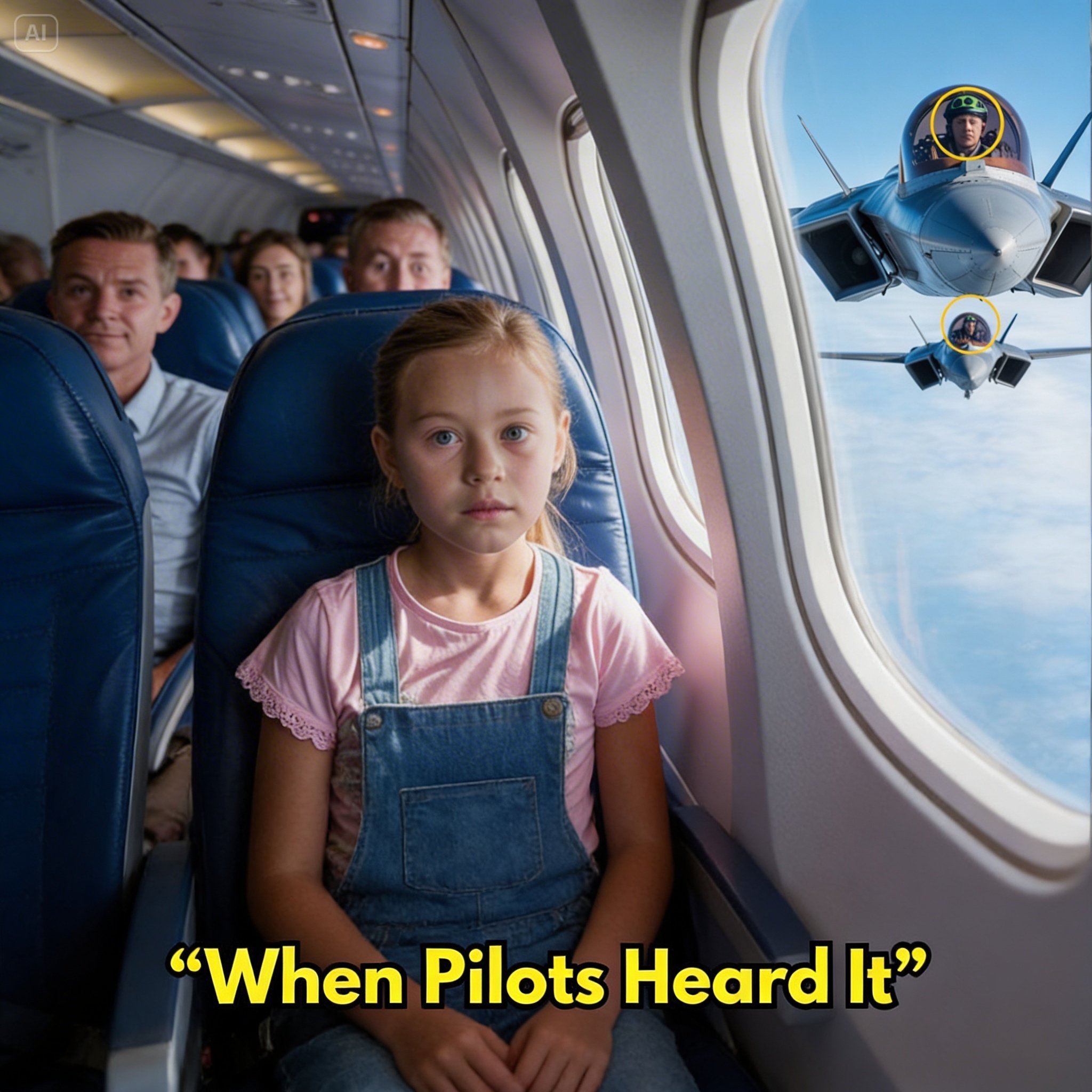 She Was Just a Kid in Seat 17A — Until the F-22 Pilots Heard the Name ‘Falcon’