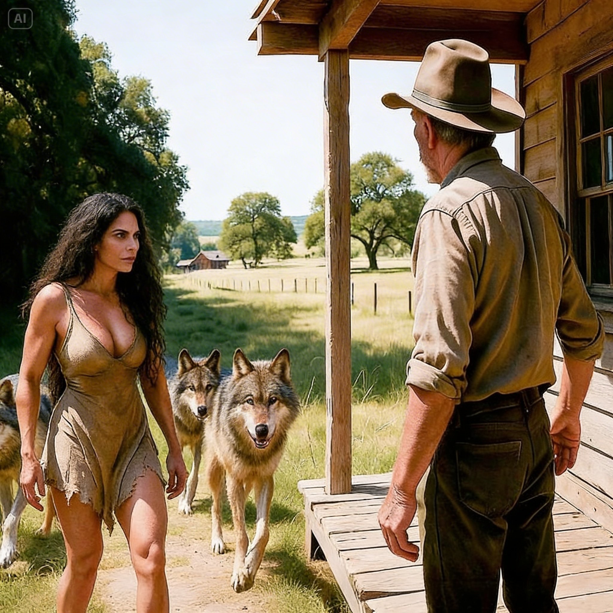 He Moved Into an Old Ranch Alone — Then Discovered a GIRL Who Grew Up WITH WOLVES