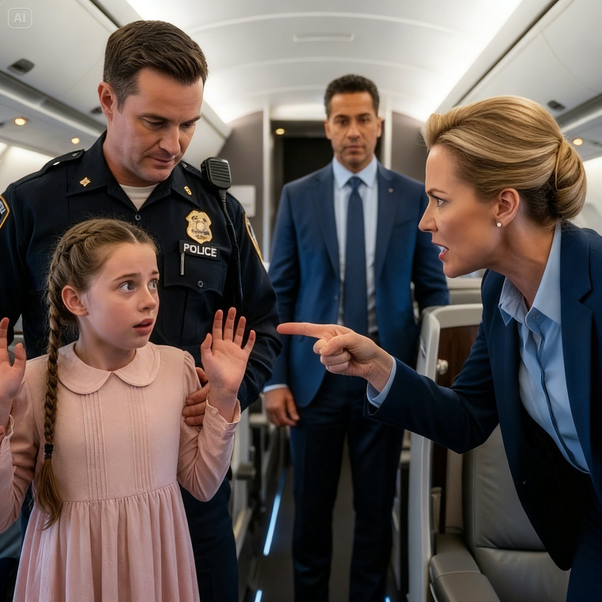 Flight Attendant Calls Cops On White Kid In First-Class — Then $1.2B Freezes When His Mother Arrives