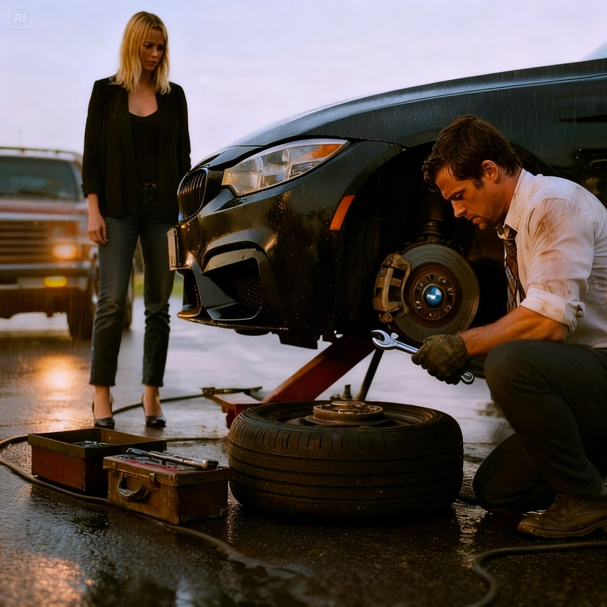 Single Dad Missed His Interview to Help a Woman with a Flat Tire—Unaware She Was the Company’s CEO