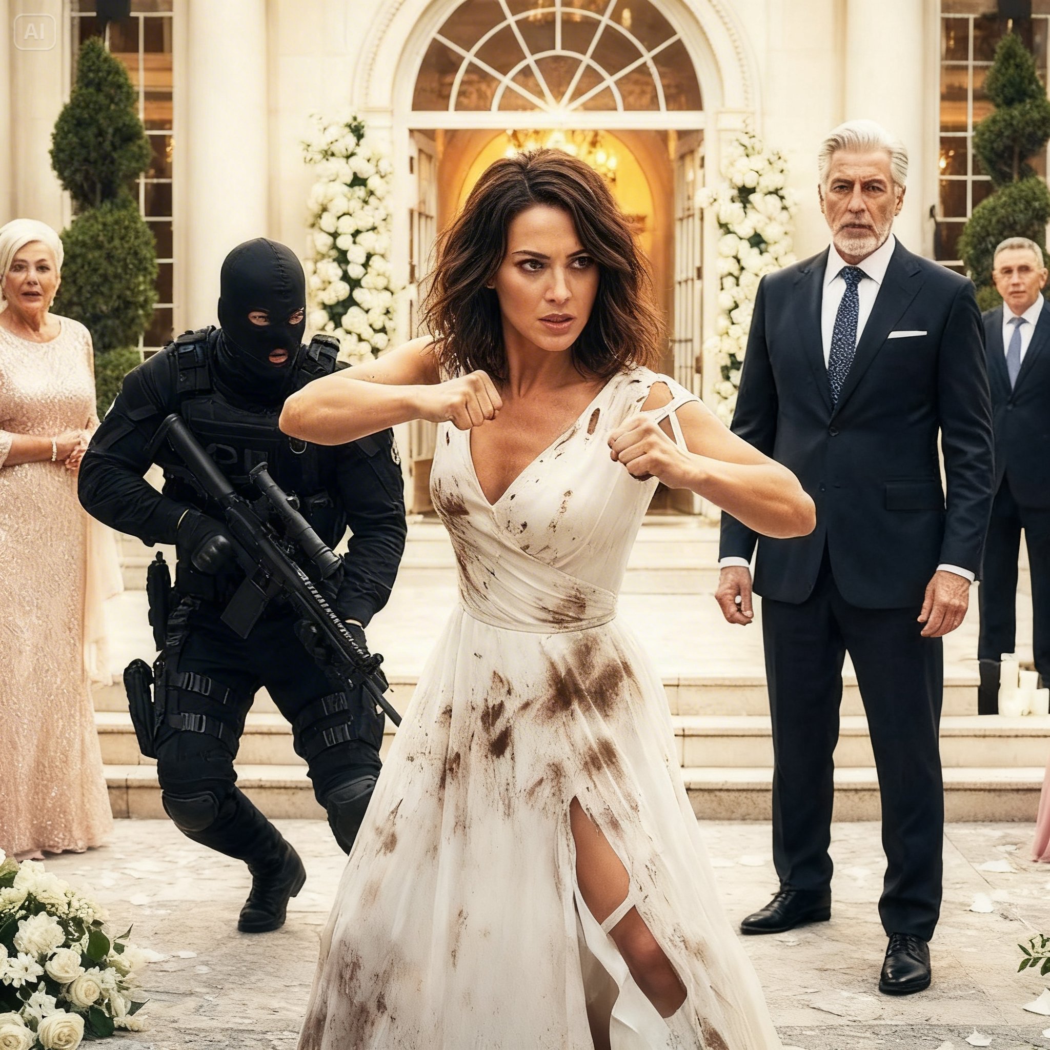 They Mocked the Billionaire’s Bride — Then the Wedding Attack Revealed Her Secret