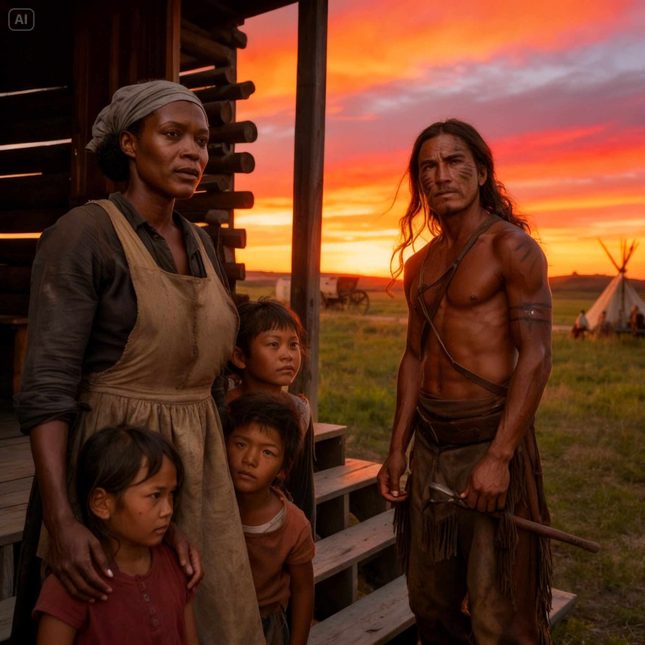 BLACK WIDOW TOOK IN THREE STARVING COMANCHE TRIPLETS — NEVER KNOWING THEIR WARRIOR FATHER WOULD CHANGE HER LIFE FOREVER