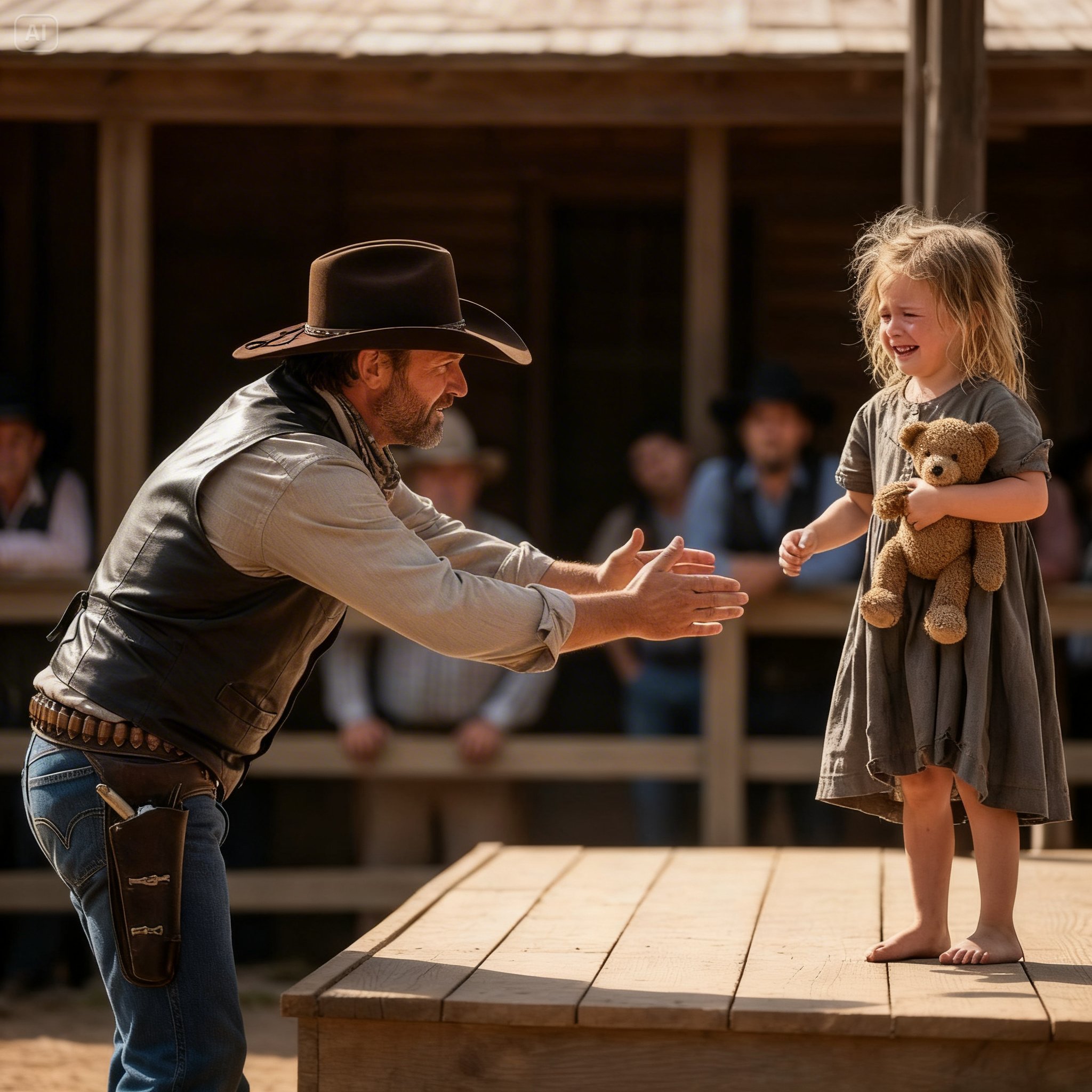 “NOBODY WANTS ME,” SHE SOBBED — UNTIL A RICH COWBOY STEPPED ONTO THE AUCTION STAGE AND CLAIMED HER