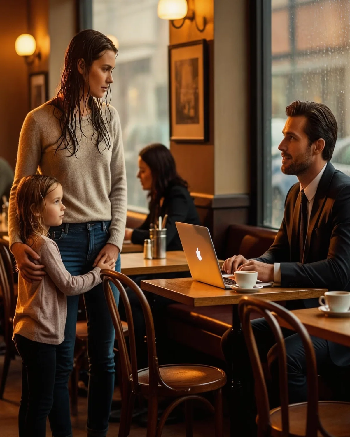 “Can I Share This Table?” Asked the Single Mom — “Only If I Pay the Bill,” Said the Billionaire Boss