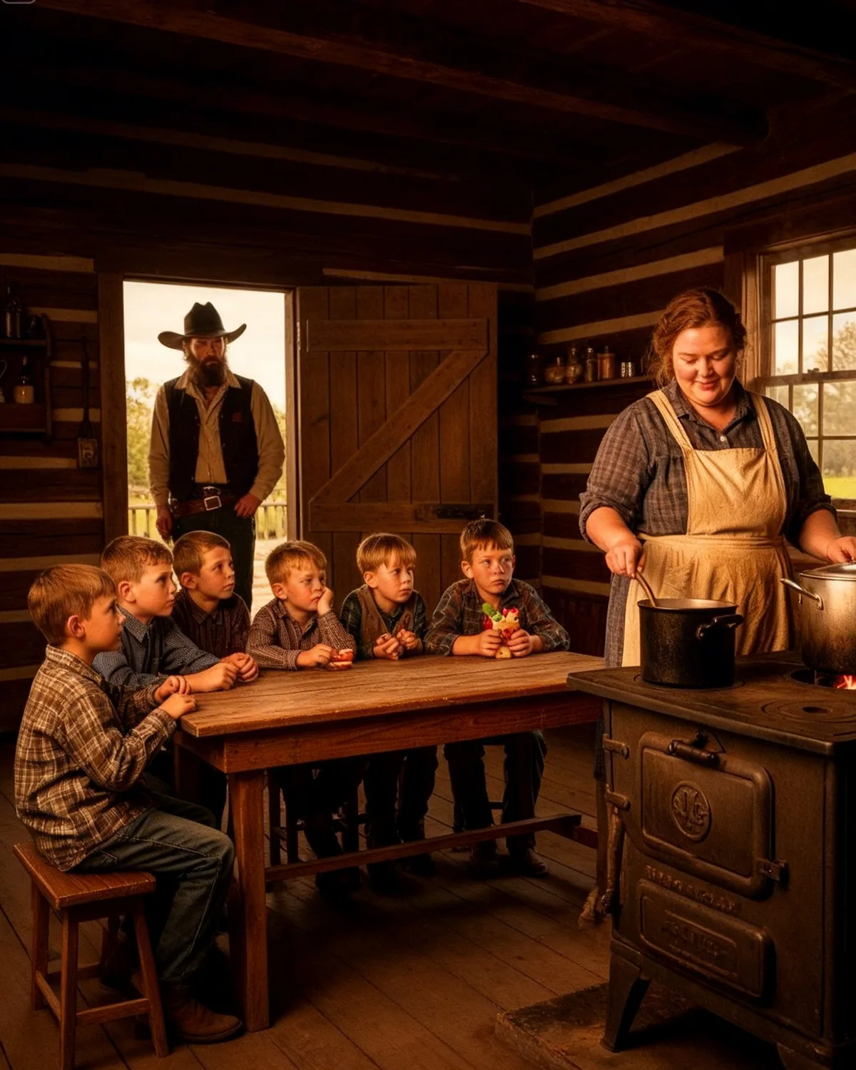 She Was Hired to Cook for 6 Kids