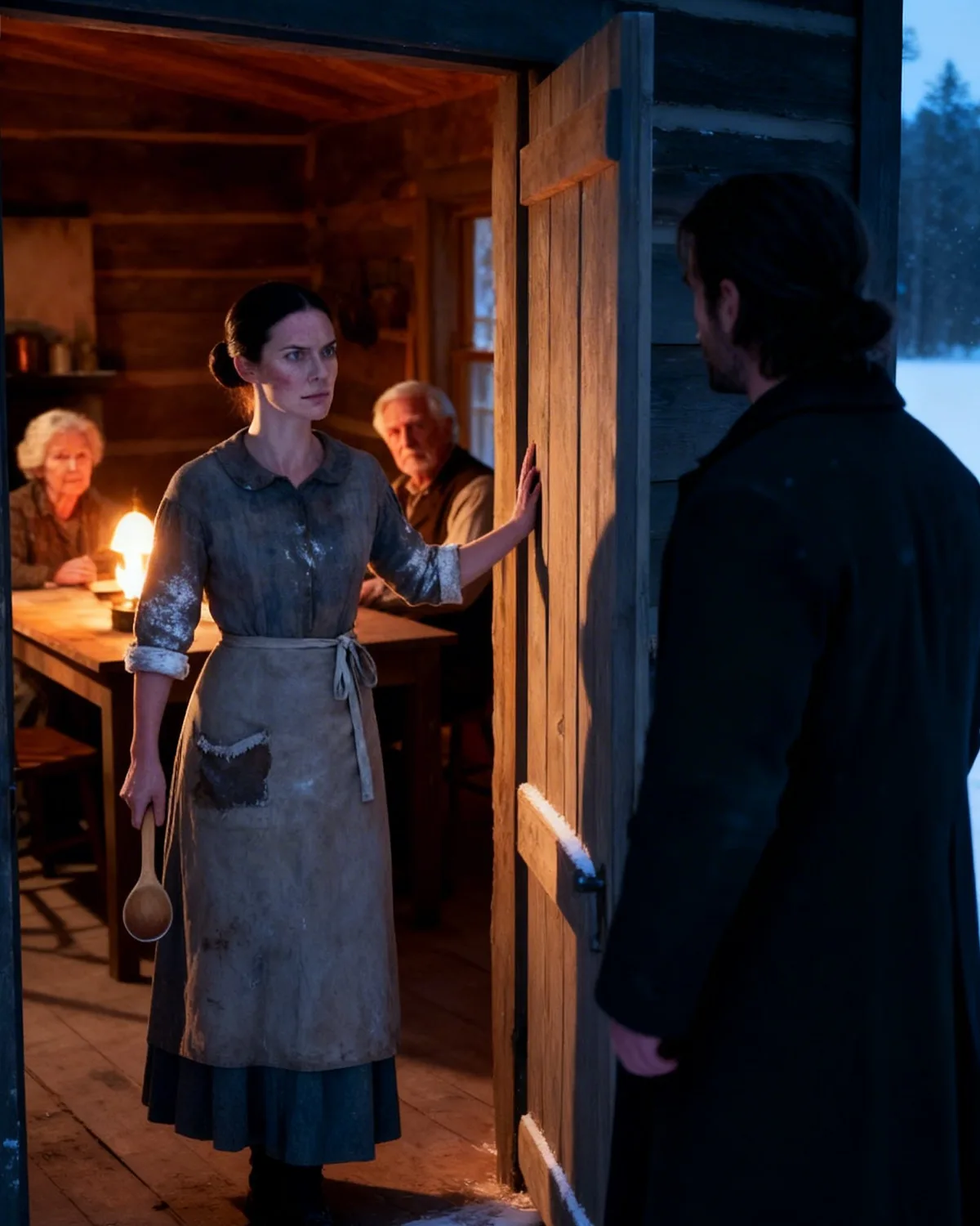 Millionaire Cowboy Found the Widow Feeding His Old Parents — What He Did Next Changed Her Life…