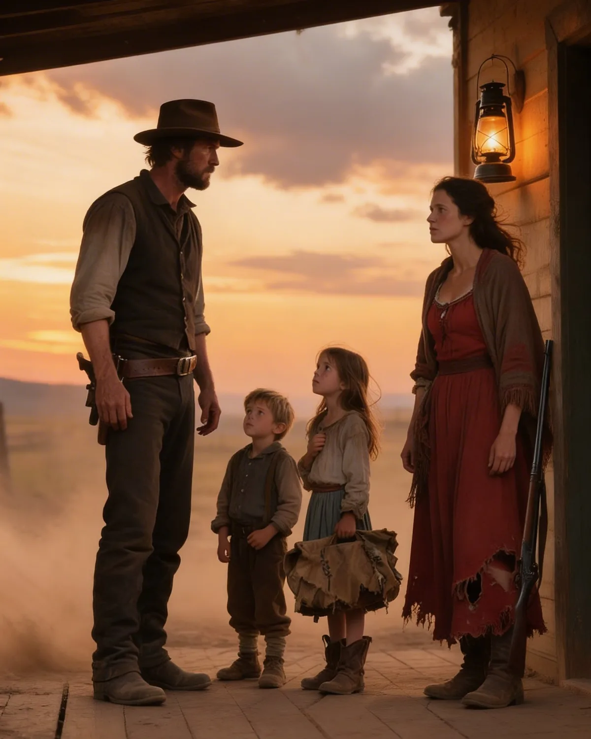 A Widow Knocked on His Door With Two Children and Said, ‘They Ain’t Yours, But They Need You’