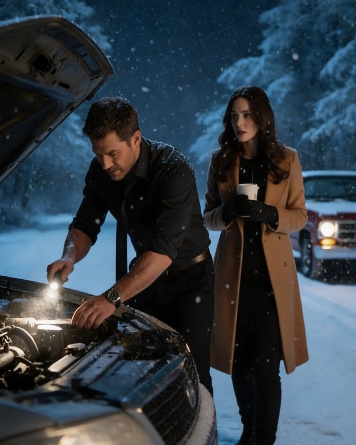 Single Dad Fixed Woman’s Car on Way to Blind Date—Not Knowing She Was the Date He Dreaded…..