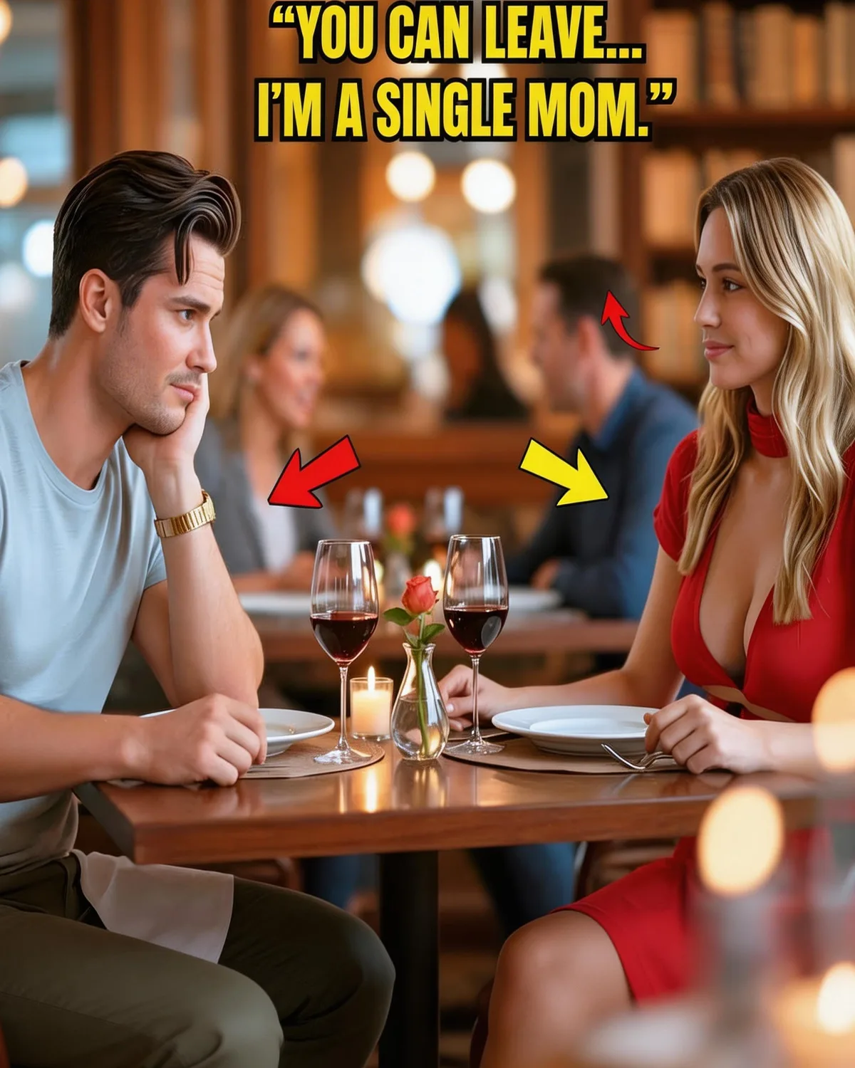 Single Dad’s First Date Was Going So Well—Until She Said, “You Can Leave… I’m a Single Mom.”