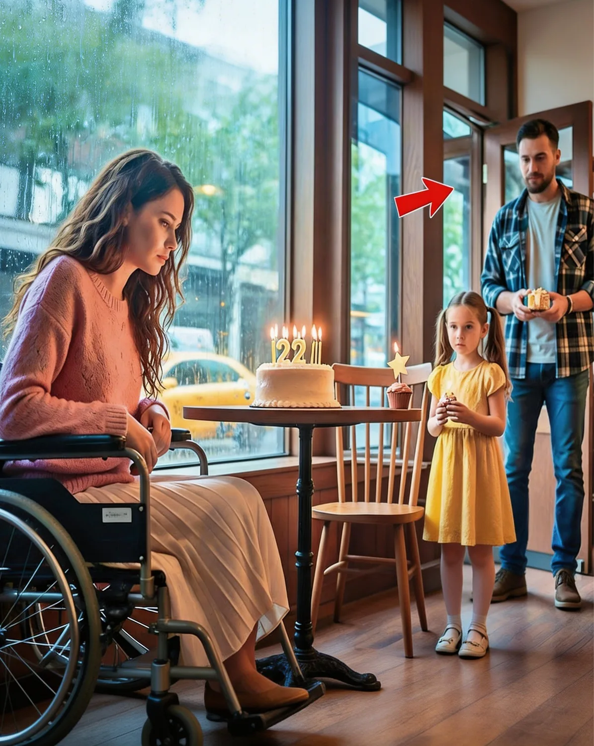 CEO’s Paralyzed Daughter Sat Alone at Her Birthday Cake—Until a Single Dad Said ‘Can We Join You’