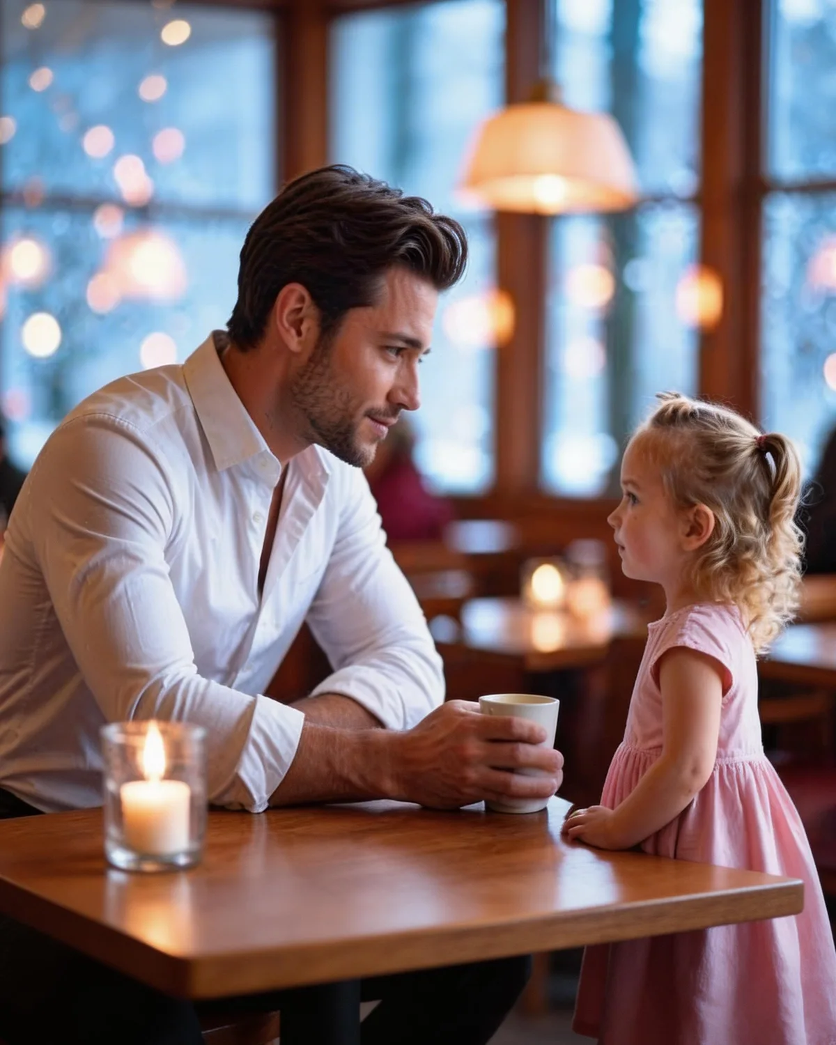 The Blind Date Was Empty—Until a Little Girl Walked In and Said, “My Mommy’s Sorry She’s Late.”