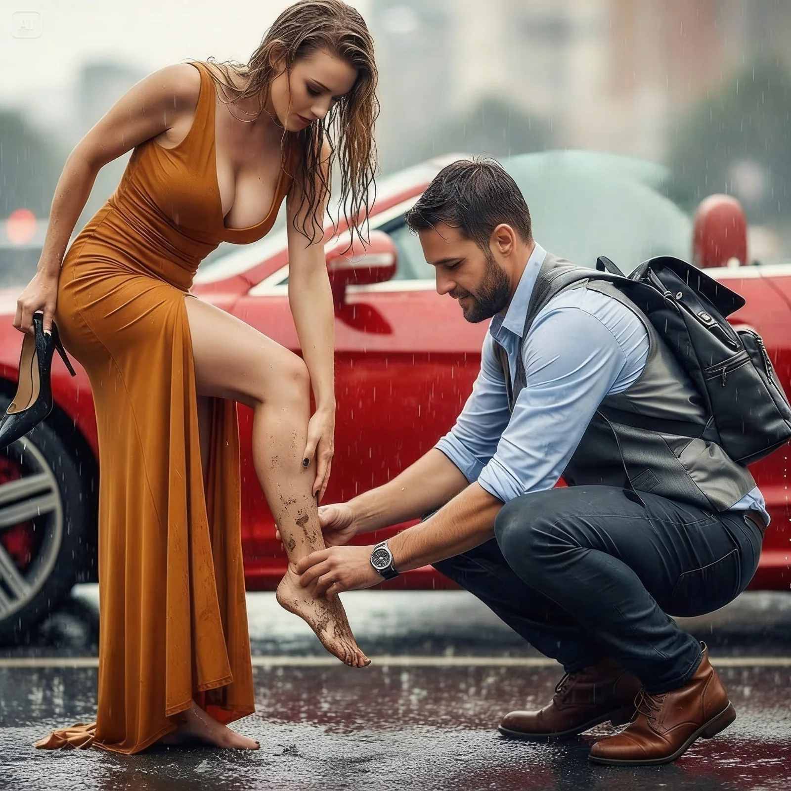 Single Dad Missed His Big Interview to Help a Stranger, She Was a CEO Who Changed Everything…