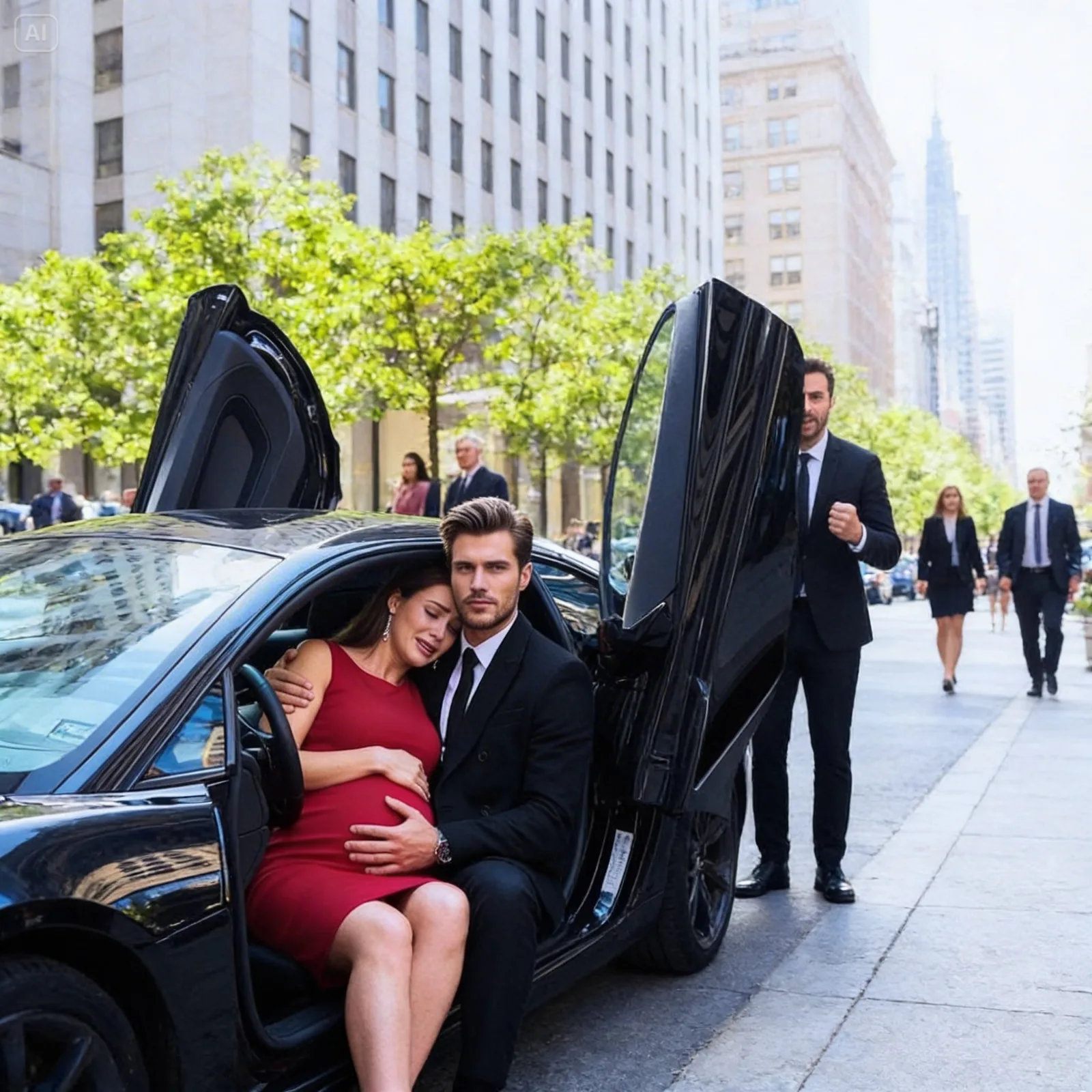 Pregnant Wife Hugs Stranger to Escape Ex—Not Knowing He’s a Billionaire Who Loves Her