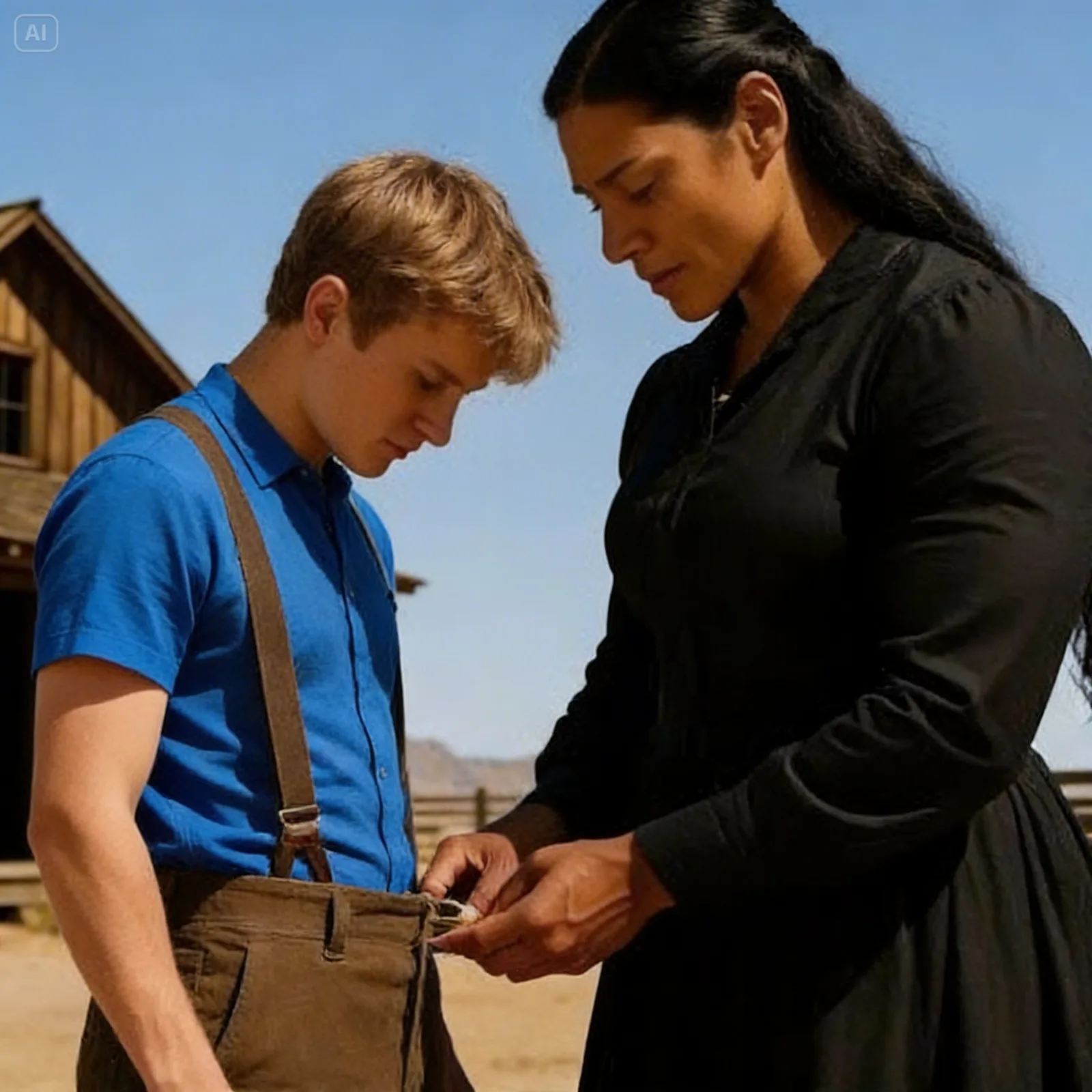 ” I need to Make Love , Don’t Move ” – The Giant Widow To The Lonely Rancher but He Did Next Shock..