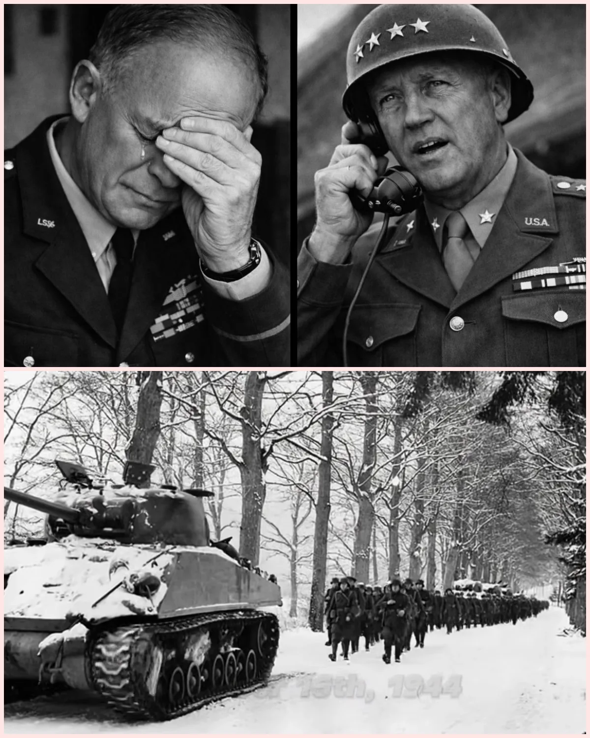 The Phone Call That Made Eisenhower CRY – Patton’s 4 Words That Changed Everything