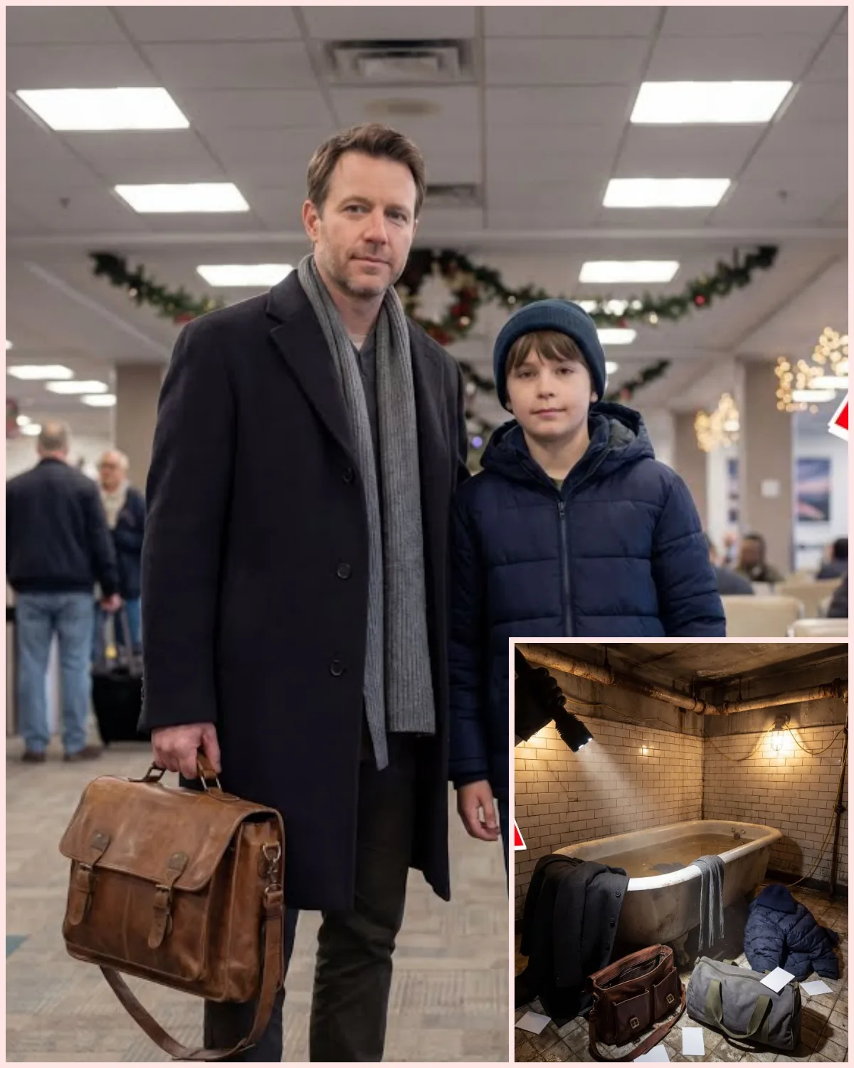 A Father and Son Boarded a Flight on Christmas Eve — 26 Years Later, a Wall Exposed the Truth