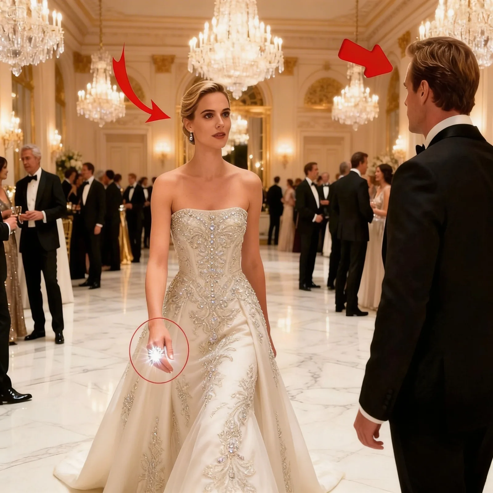 She Stayed Silent Through The Divorce — Then Arrived At The Gala Wearing A Ring He Never Could