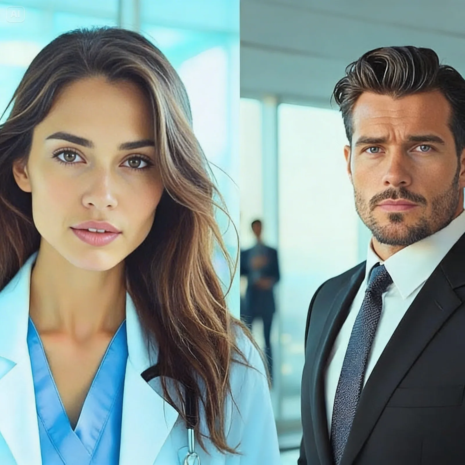 A dramatic reunion after years apart, and the millionaire freezes when he sees her in the hospital