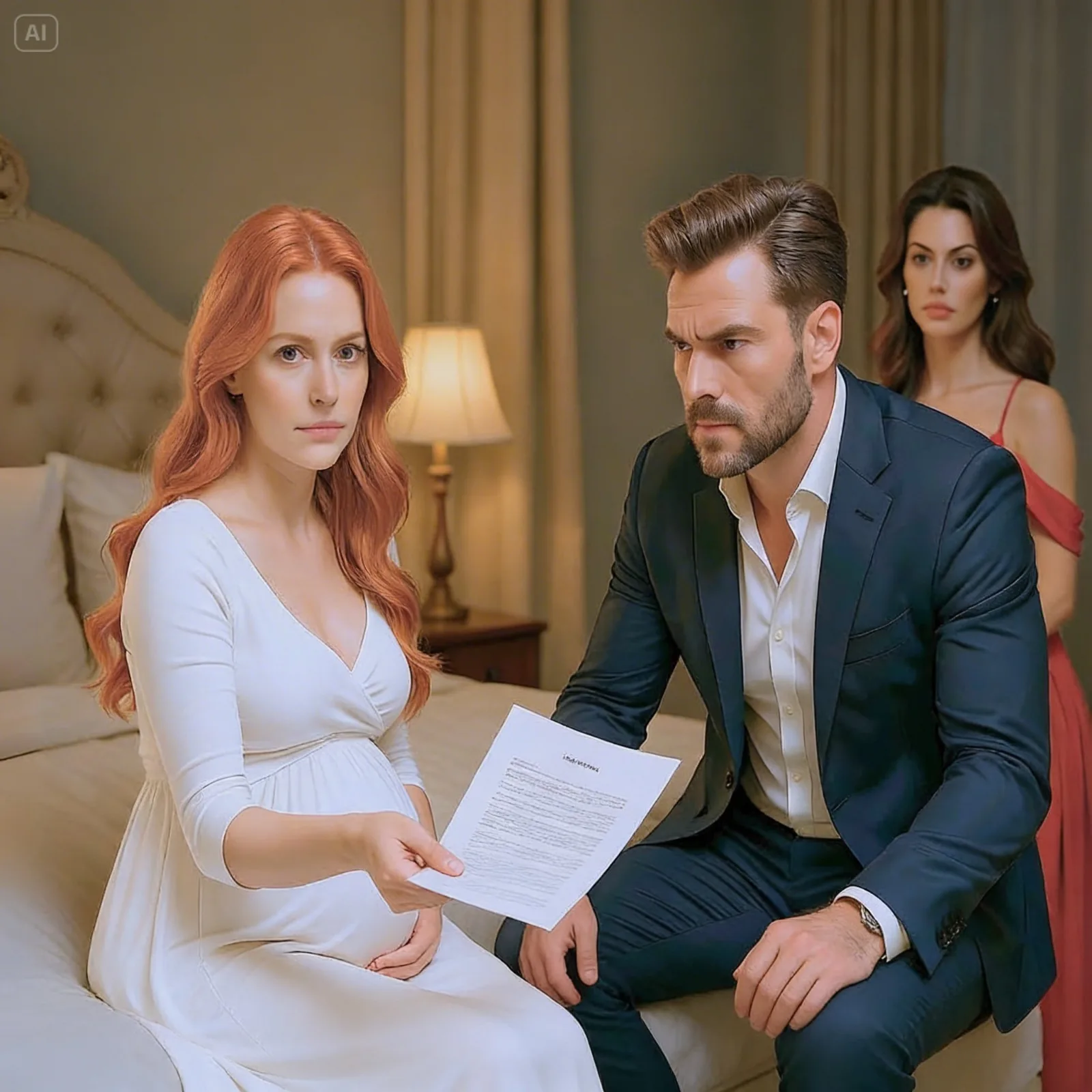 Billionaire Caught in Bed with Mistress—Returns Home to Pregnant Wife Holding Divorce Papers