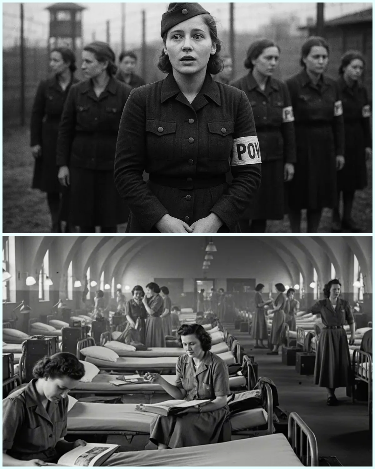 German Women POWs Shocked to Visit American Cities Without Being Chained