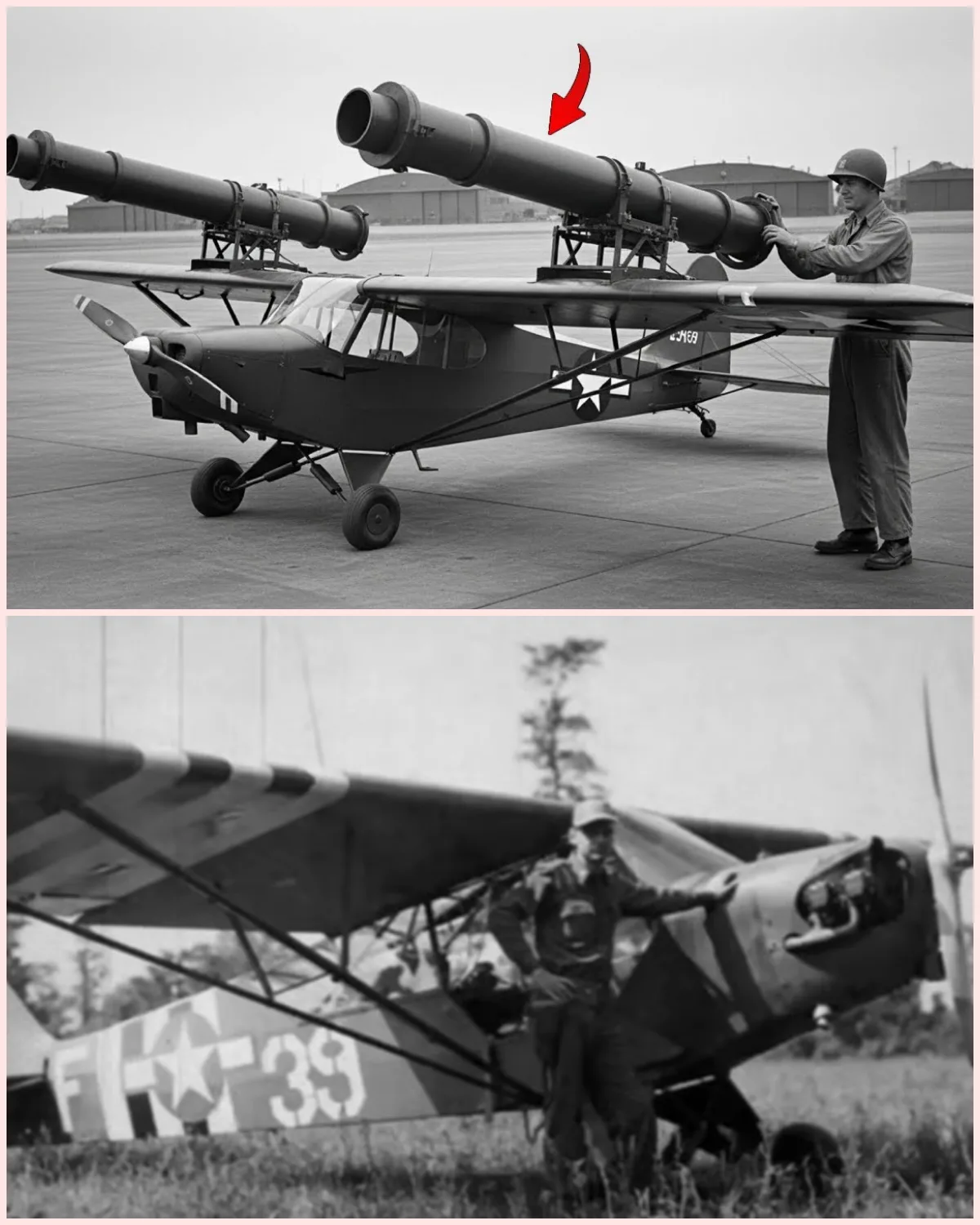 They Called It a “Toy Plane” — Until One Teacher Turned a Piper Cub into a Tank Killer