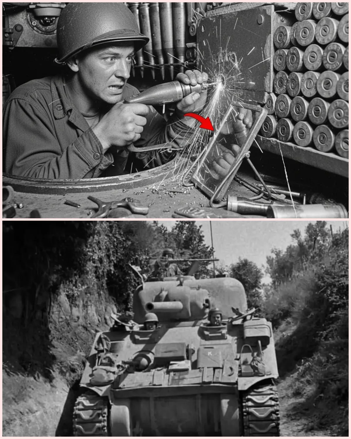 They Called His Idea “Stupid” — Until a $1 Mirror Helped Shermans Kill Panzers Three Times Faster