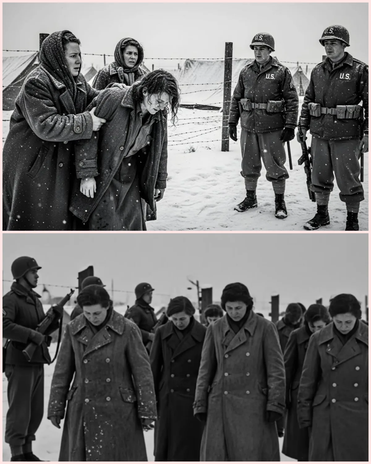 “They’re the Enemy… Why Are You Helping Them?” — The Winter When U.S. Soldiers Saved German POWs From Freezing