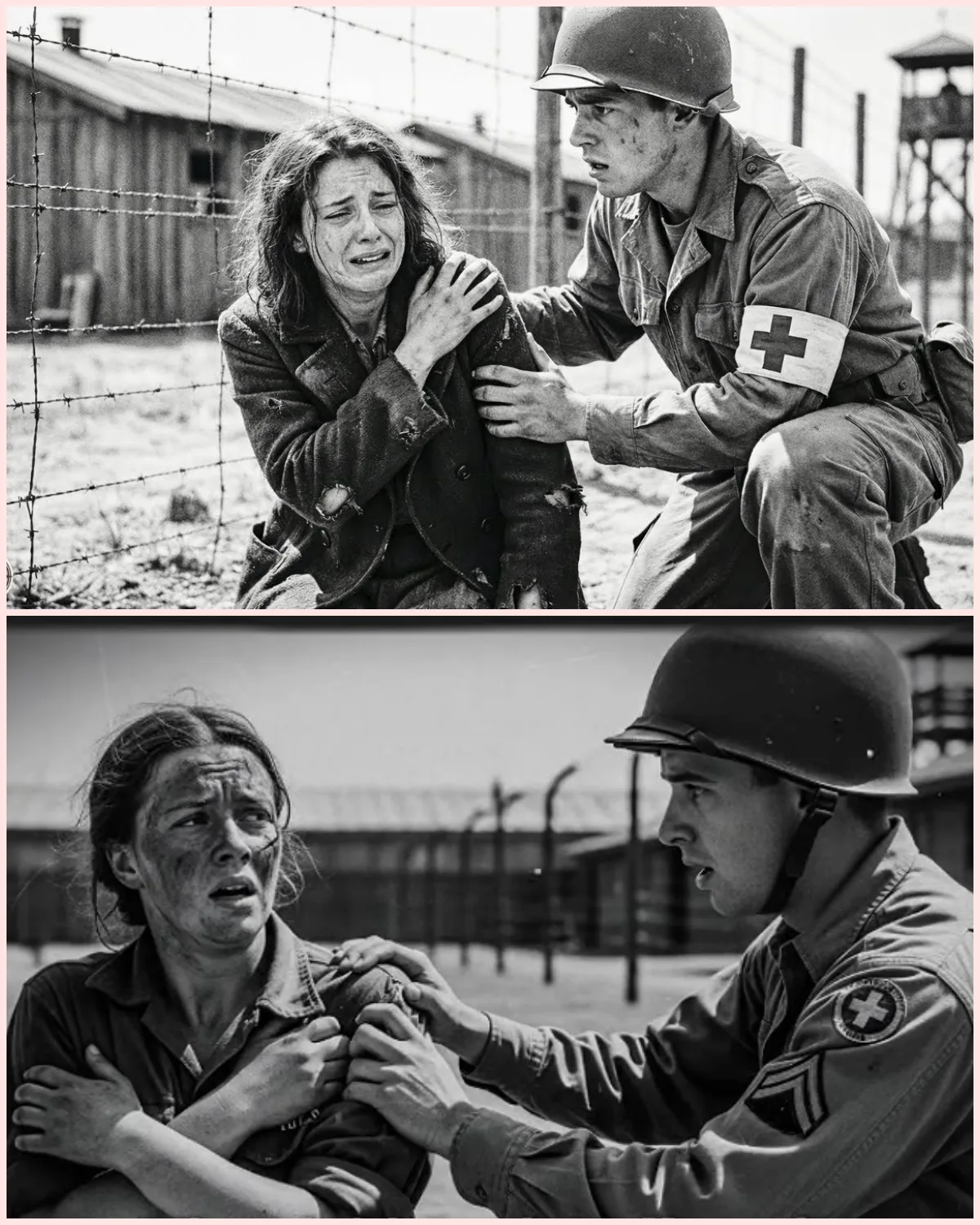 “It Burns When You Touch It” – German Woman POW’s Hidden Injury Shocked the American Soldier